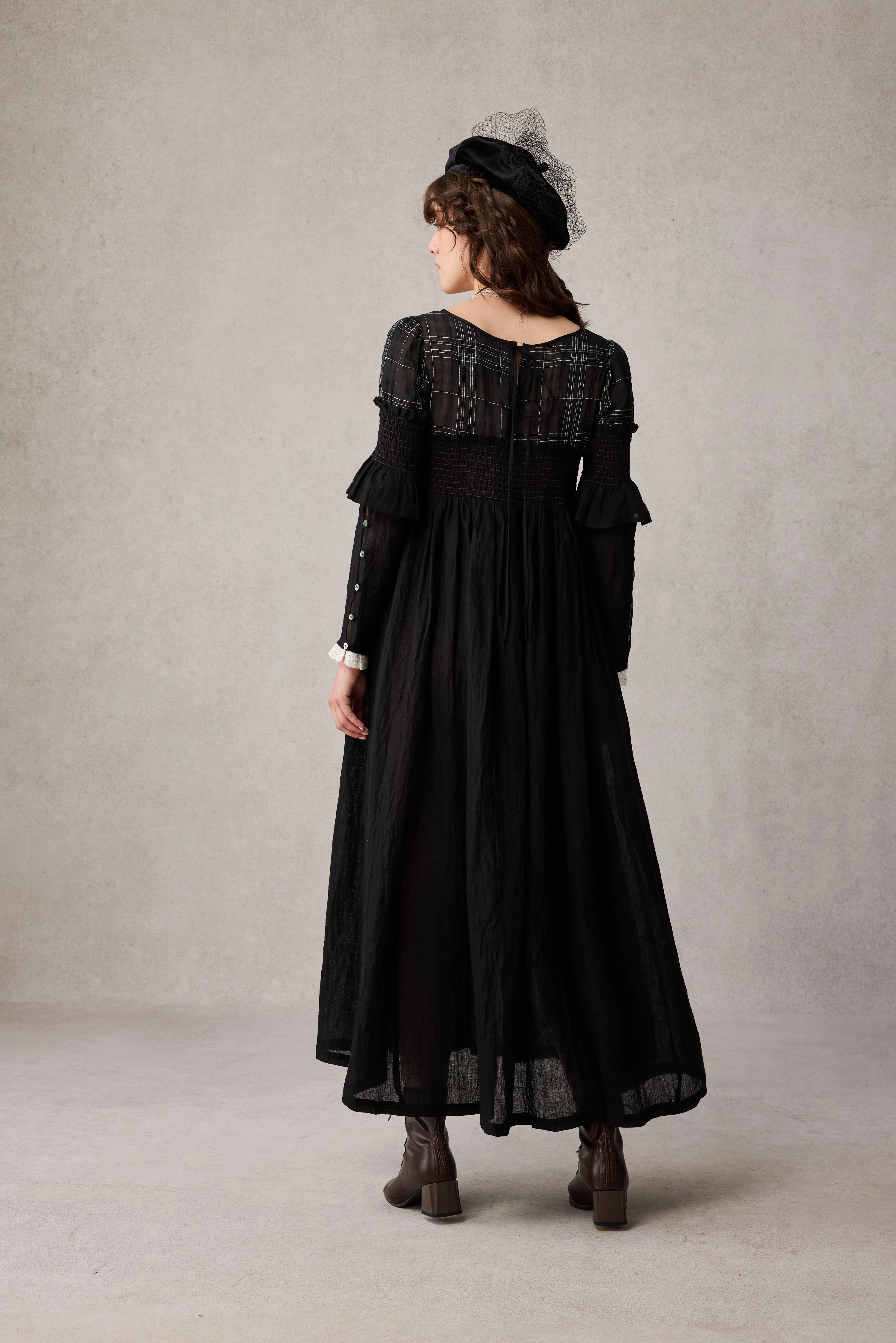 Orchid 19 |romantic linen gown - Image 11