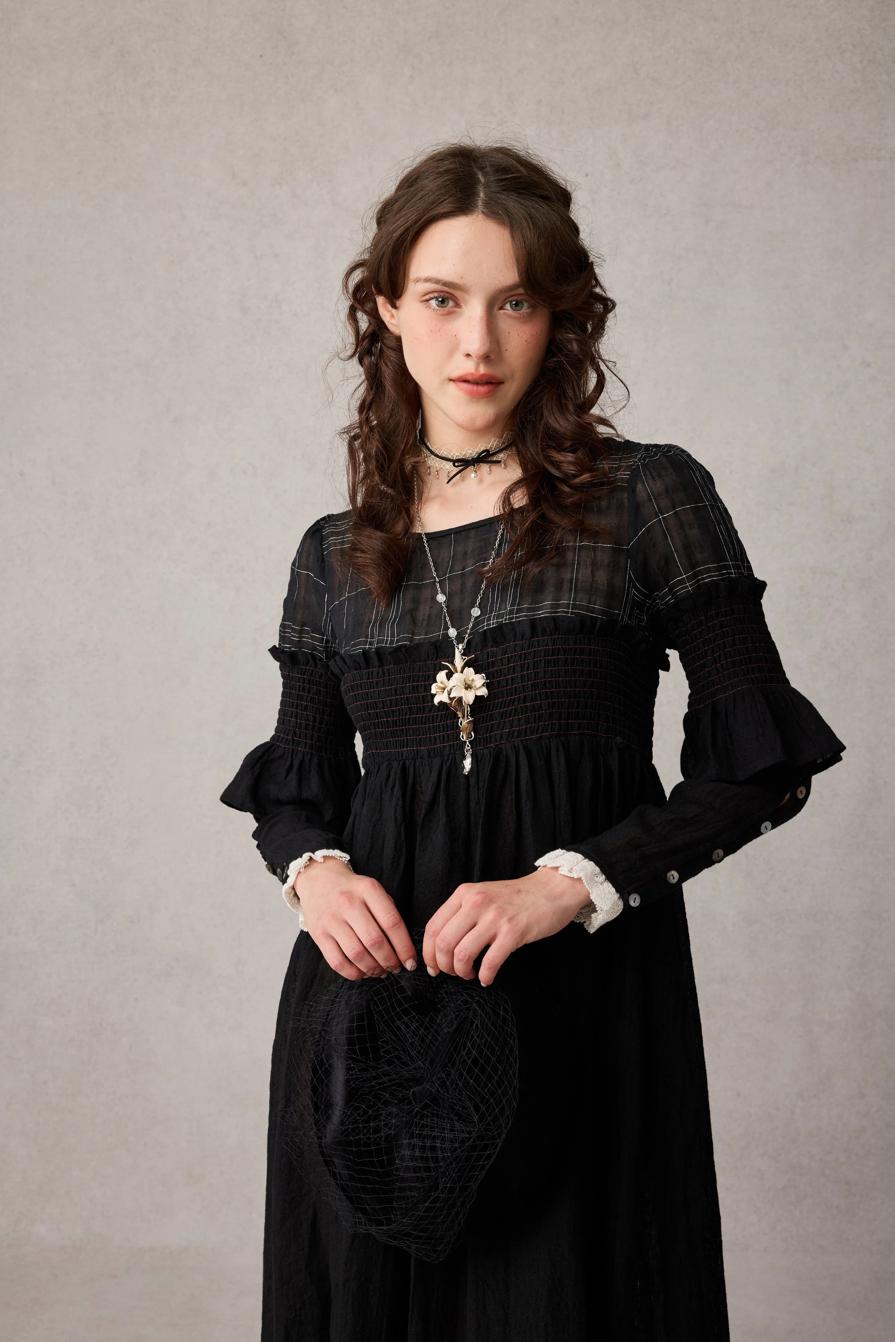 Orchid 19 |romantic linen gown - Image 4