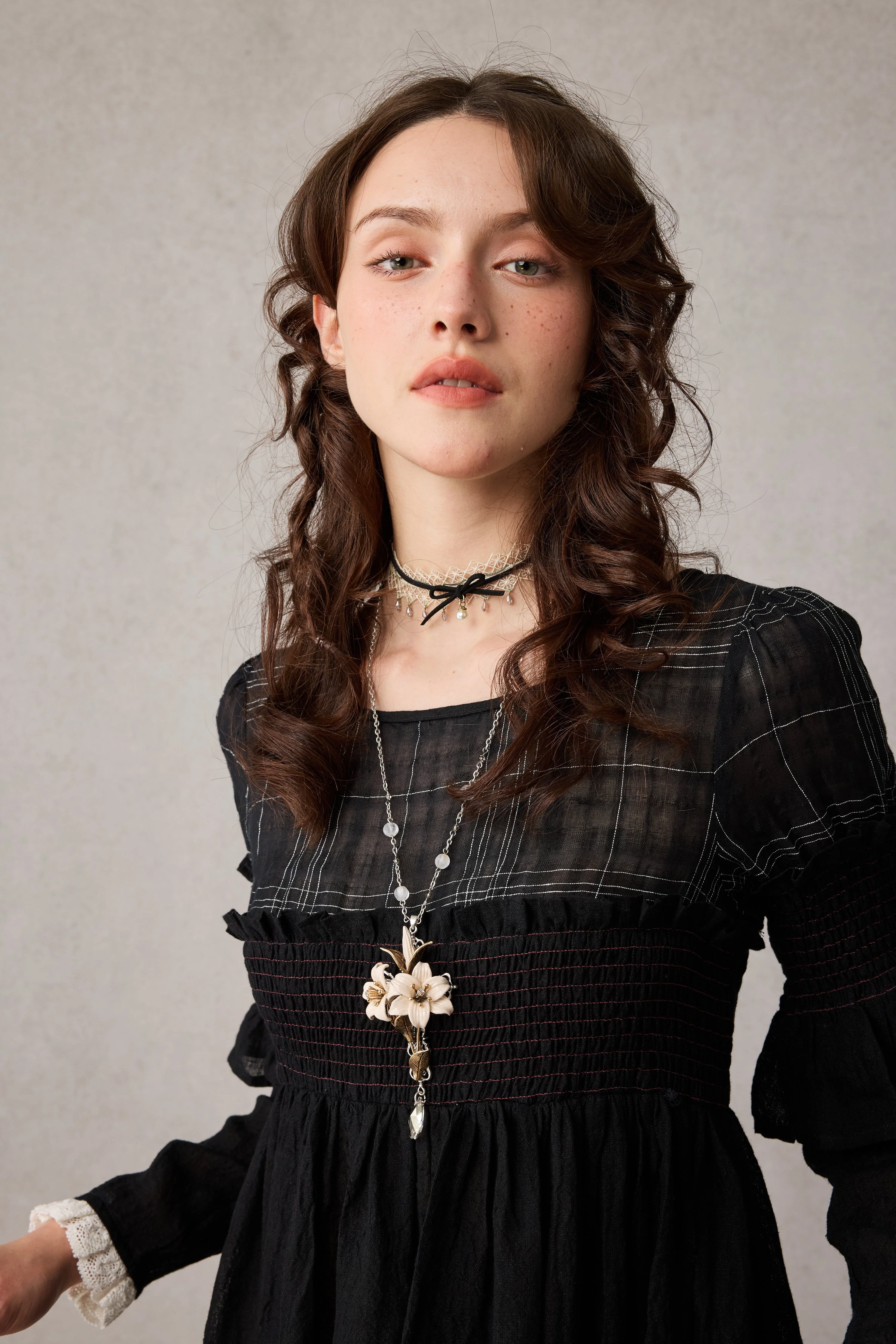 Orchid 19 |romantic linen gown - Image 6