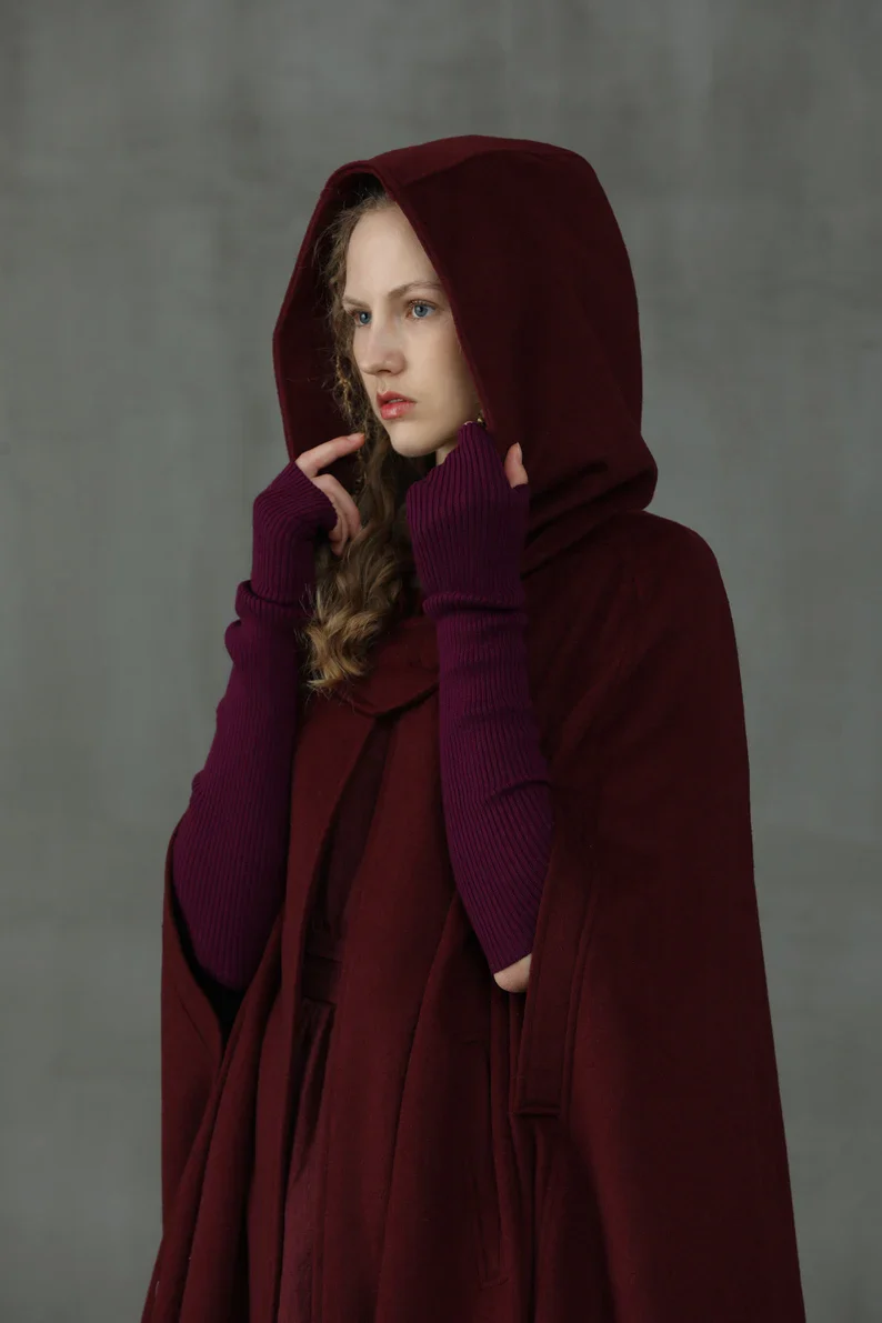 Outlander 2020 | 100% Wool Cloak Coat - Image 4