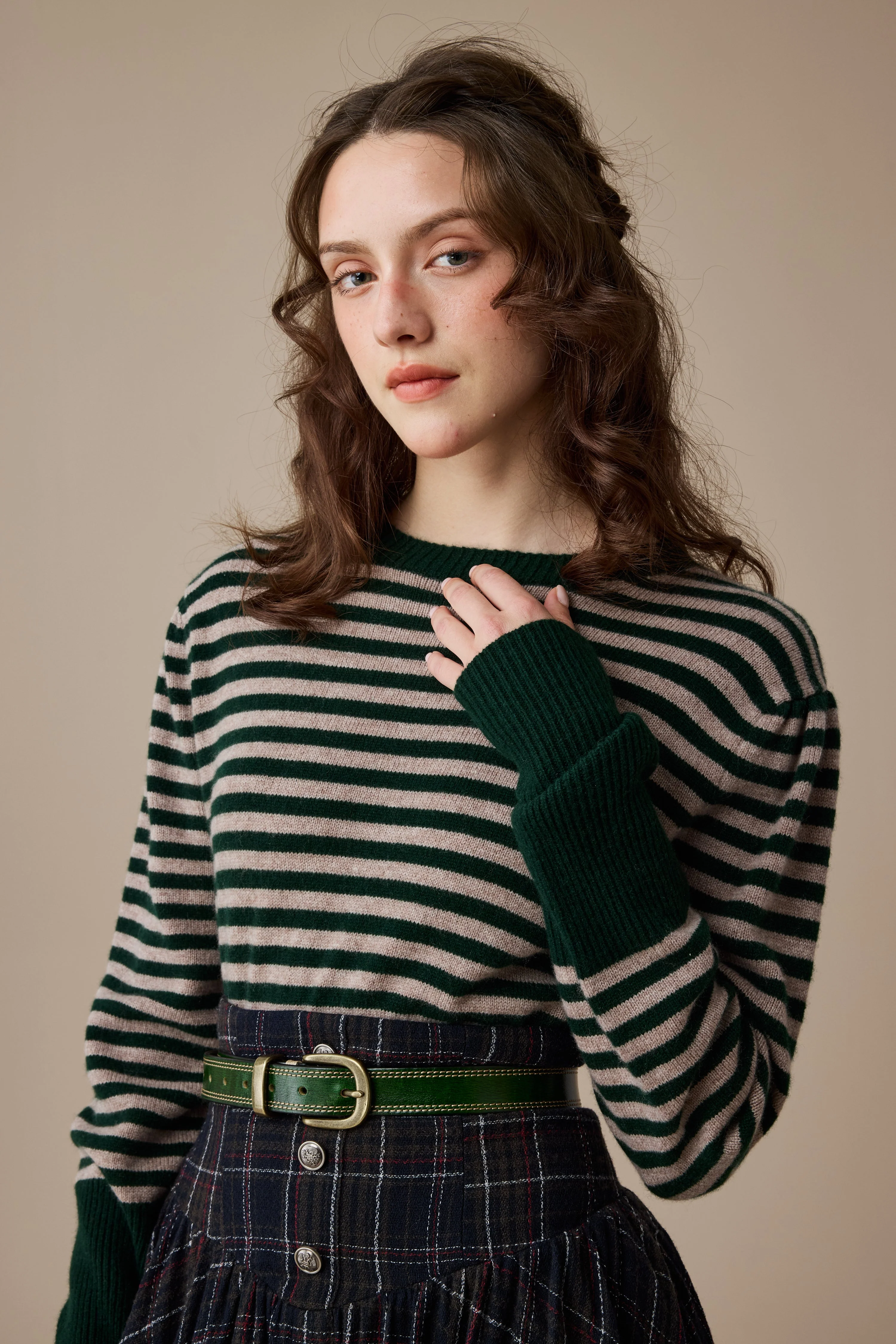 Oxford 13|100% wool classic striped pullover jumper - Image 16