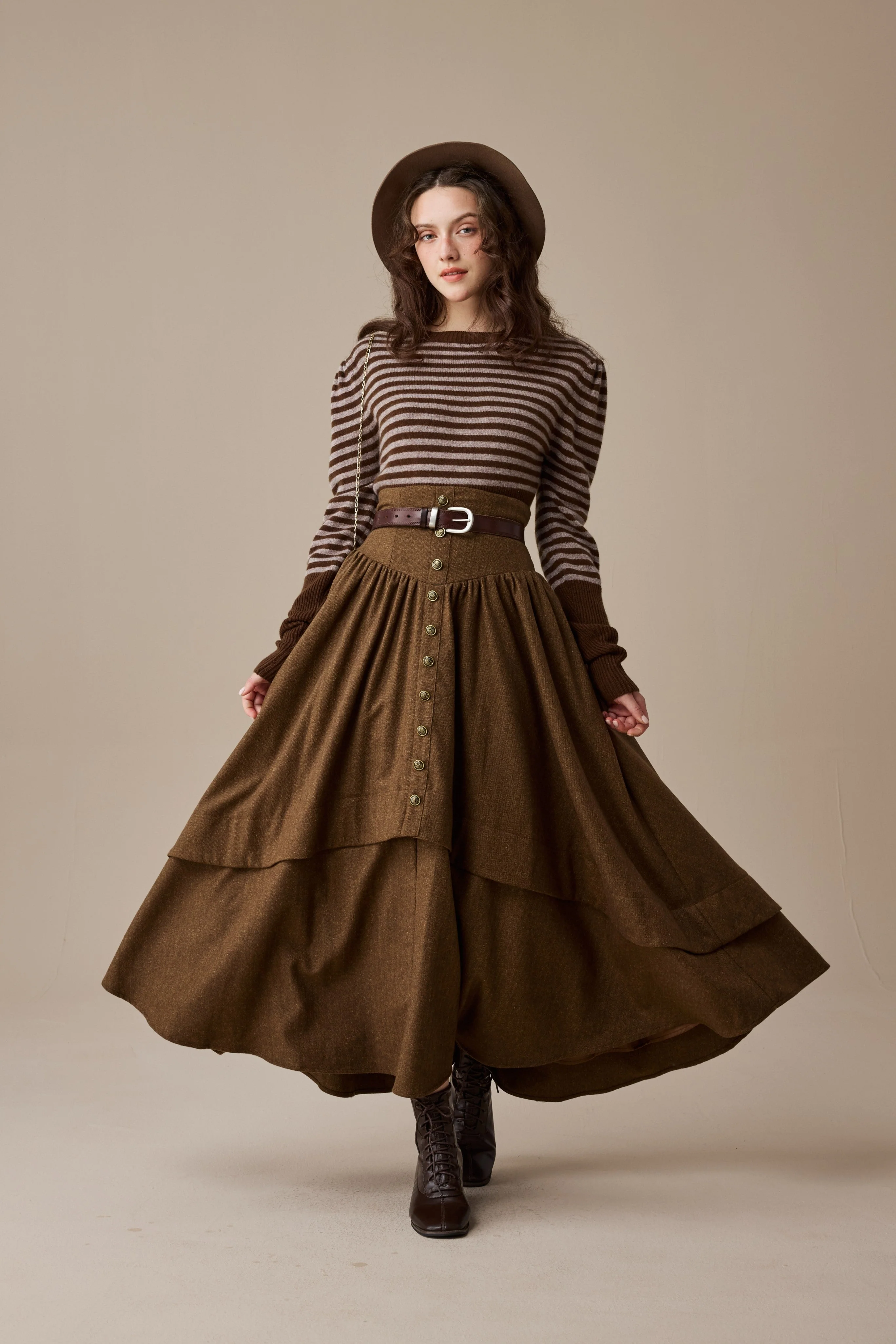 Oxford 13|100% wool classic striped pullover jumper - Image 14
