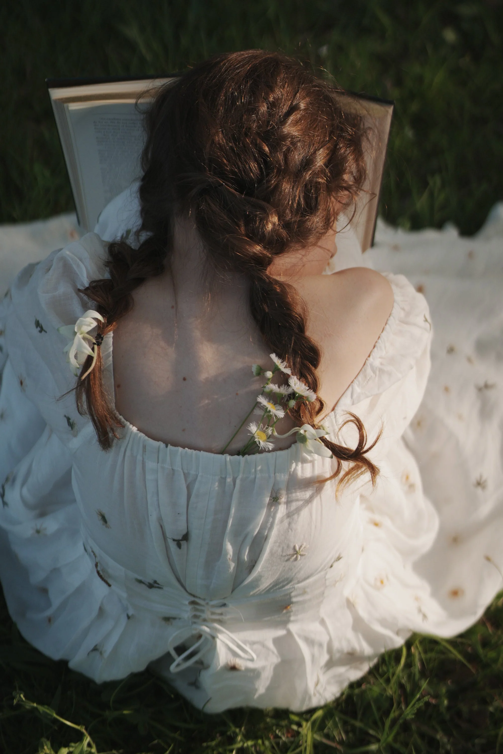 Phoenix 24 | Embroidery Daisy Linen Dress - Image 8