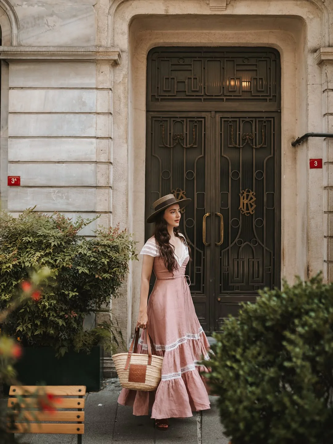 Cherry Tree 25 | Lace Linen flared dress - Image 19