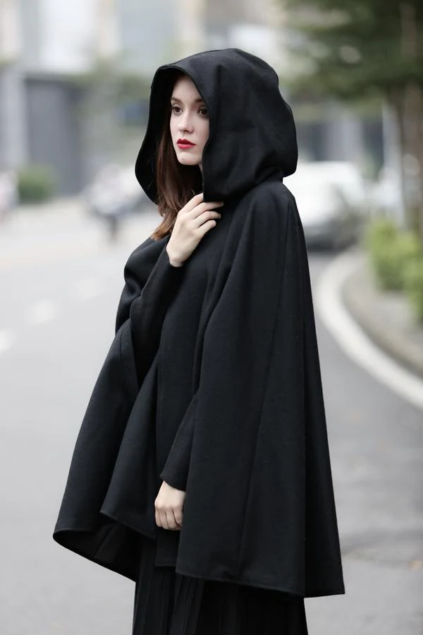 The New Yorker | Hooded Cashmere Cape - Image 6