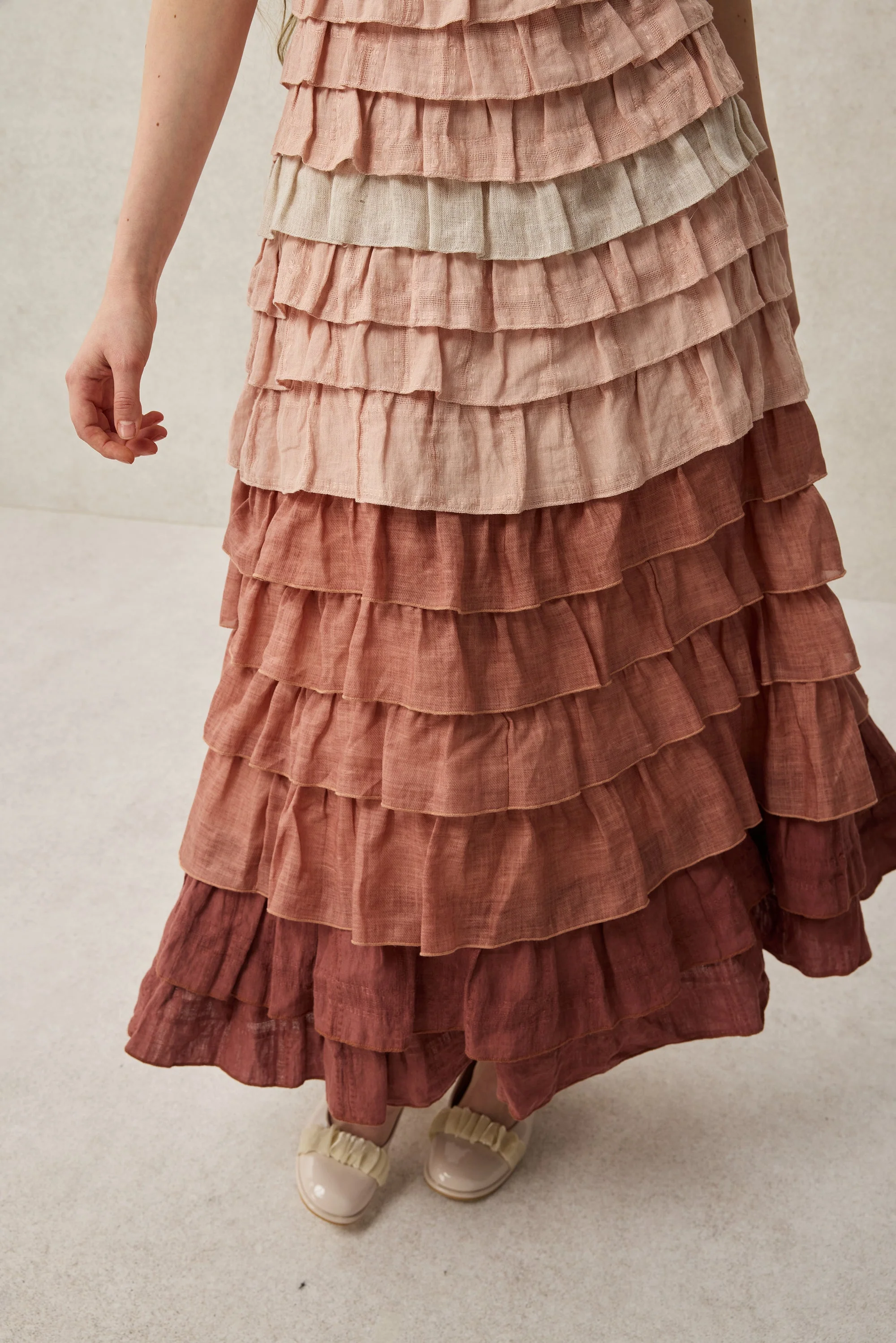 Petals 22 | Dreamy gradient Linen Dress - Image 13