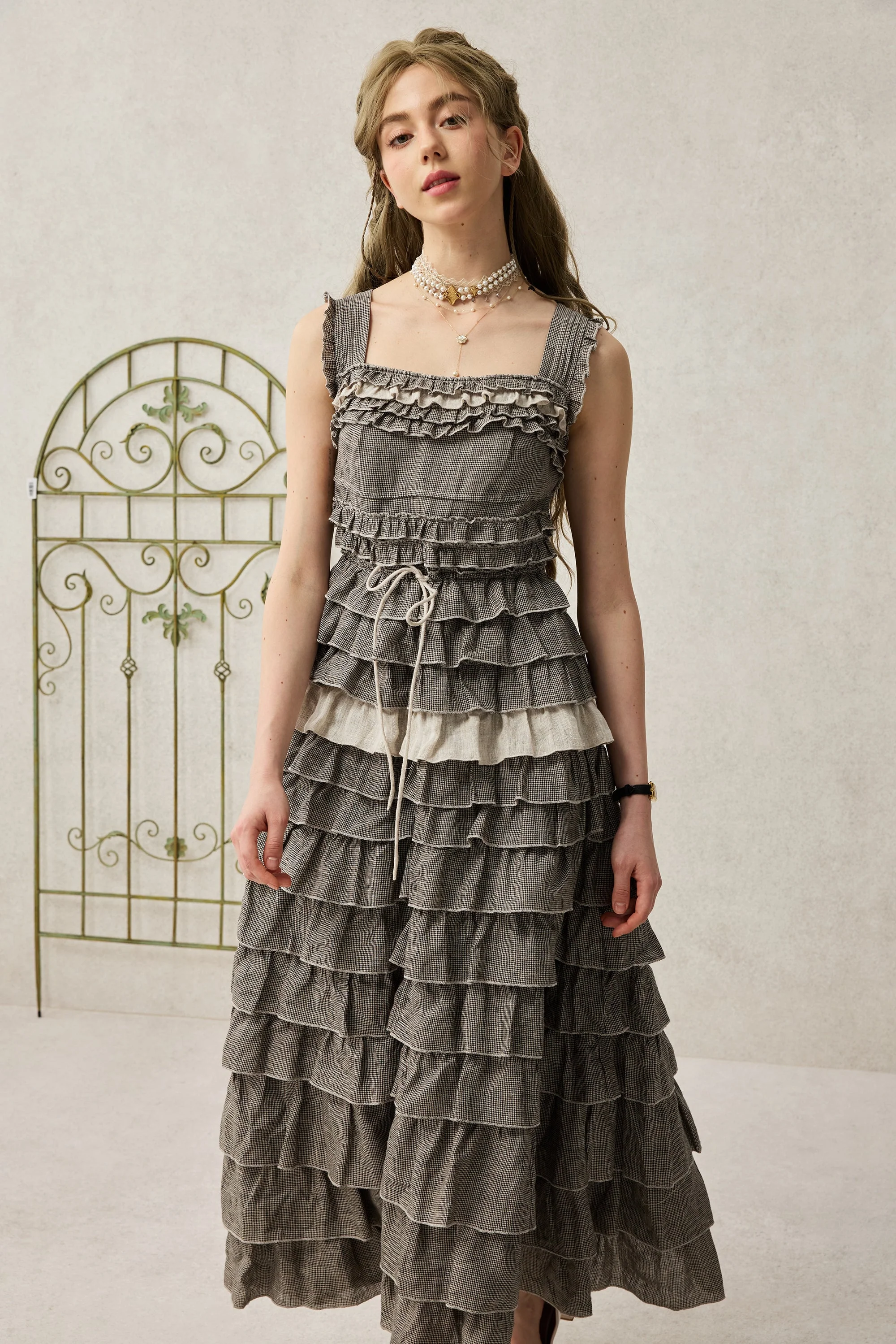 Petals 22 | Dreamy gradient Linen Dress - Image 14