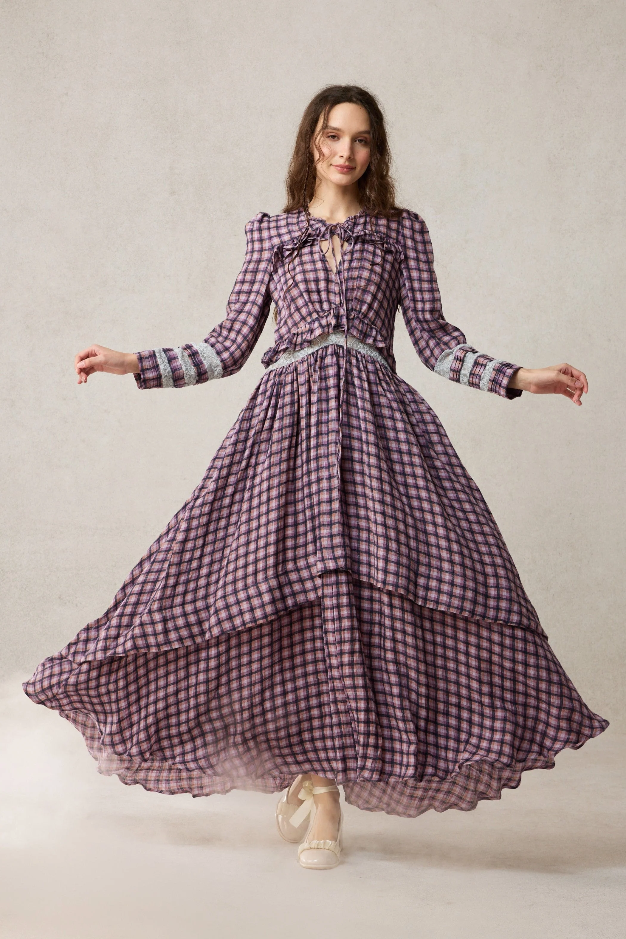 Rosewood 17 | Lace Linen Dress Gown - Image 12