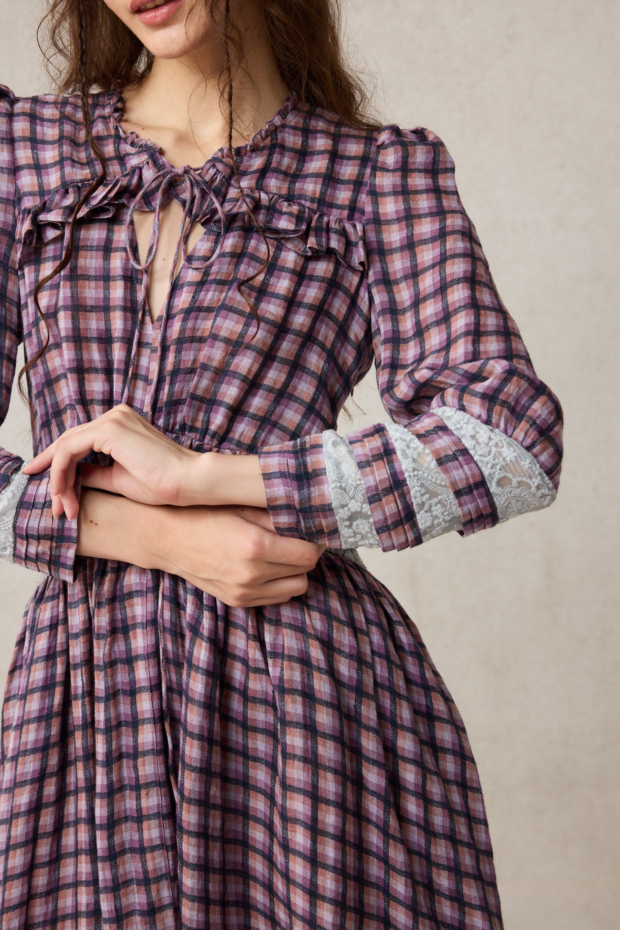 Rosewood 17 | Lace Linen Dress Gown - Image 15