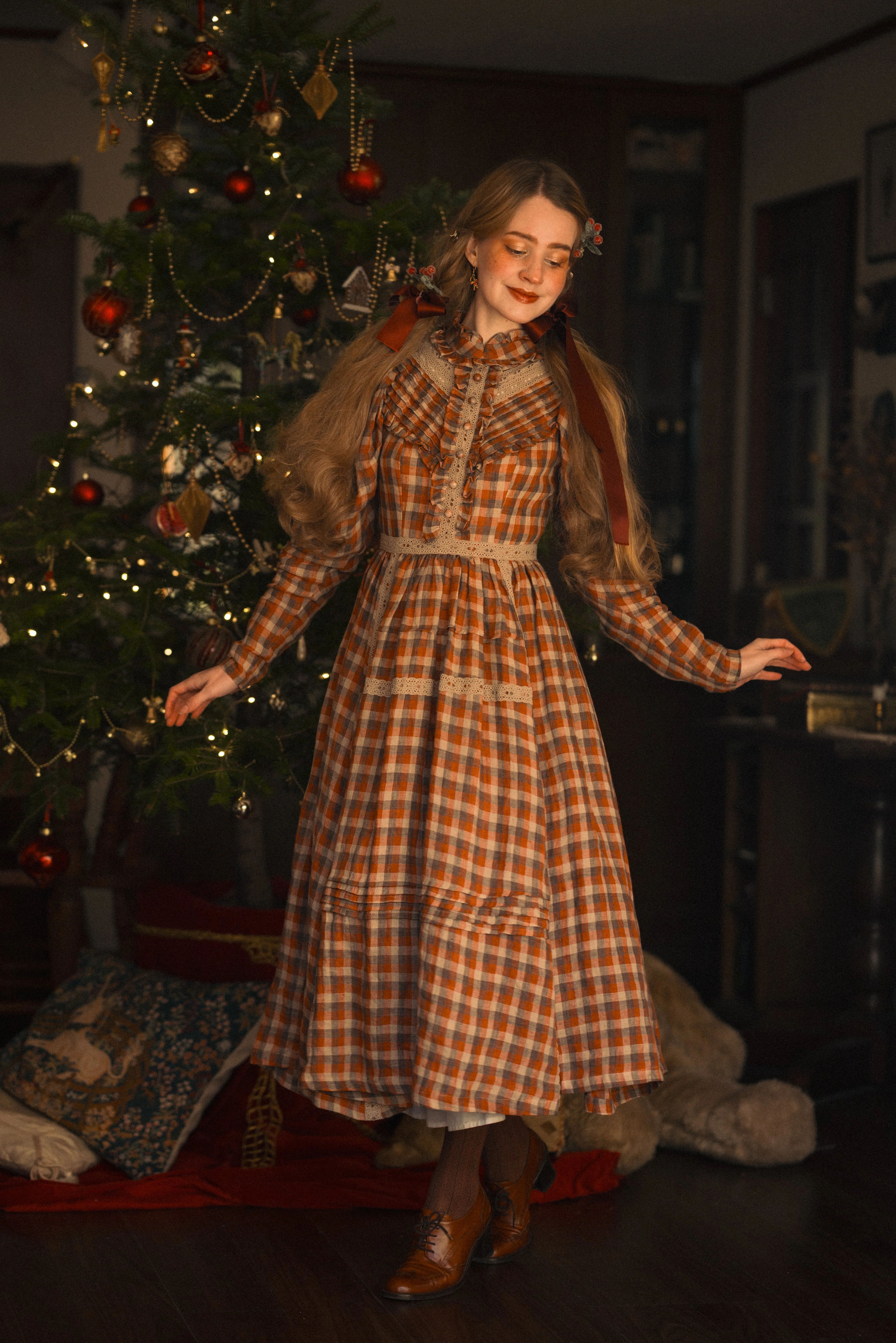 MARY 18 | VINTAGE LINEN DRESS GOWN - Image 11