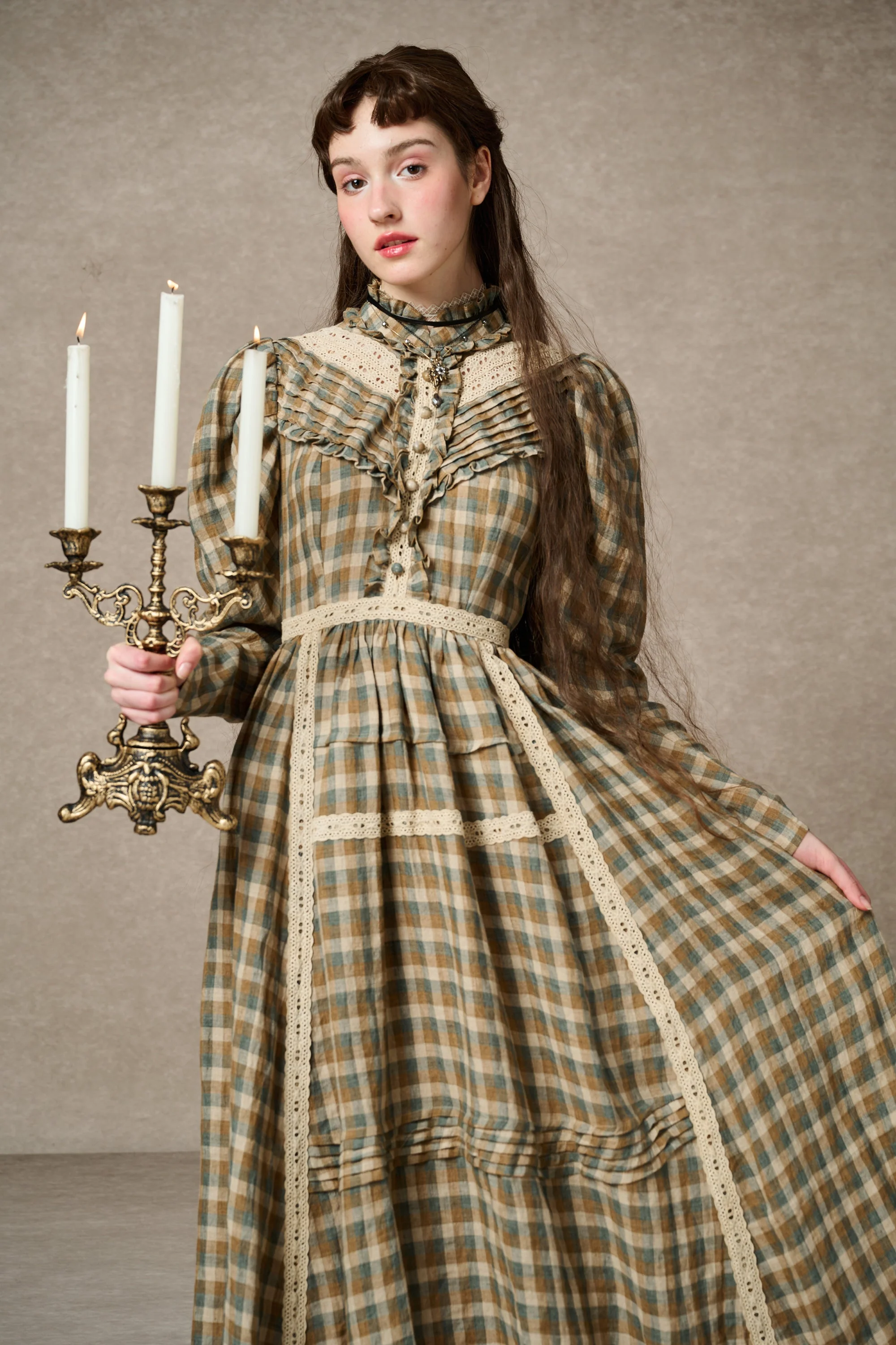 MARY 18 | VINTAGE LINEN DRESS GOWN - Image 21