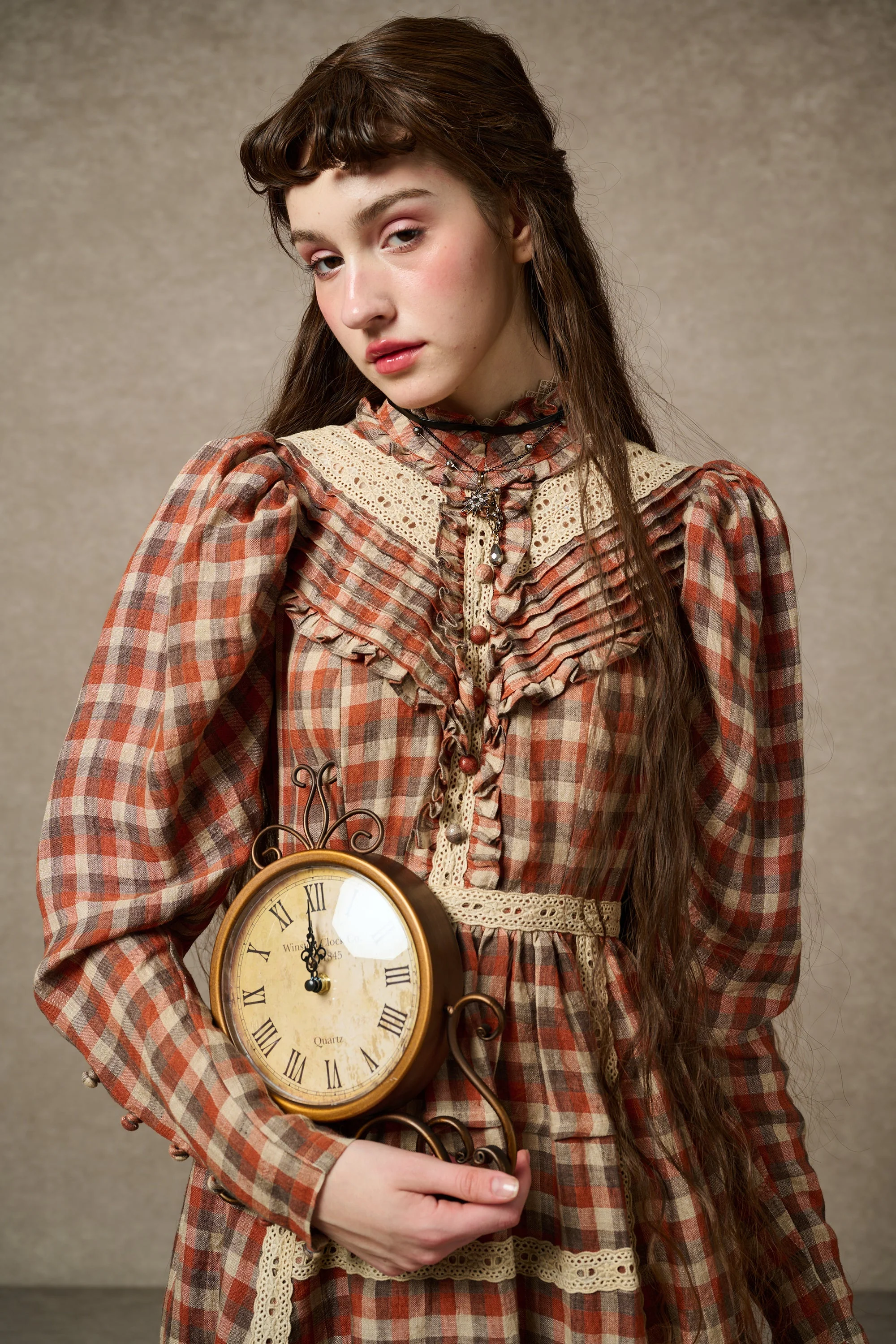 MARY 18 | VINTAGE LINEN DRESS GOWN - Image 30