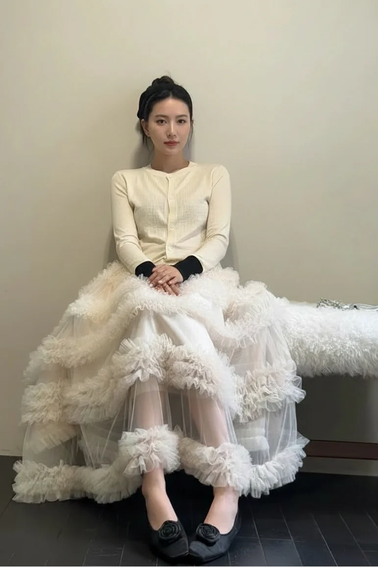 Sally 14 | Romantic layered Tulle Skirt - Image 6
