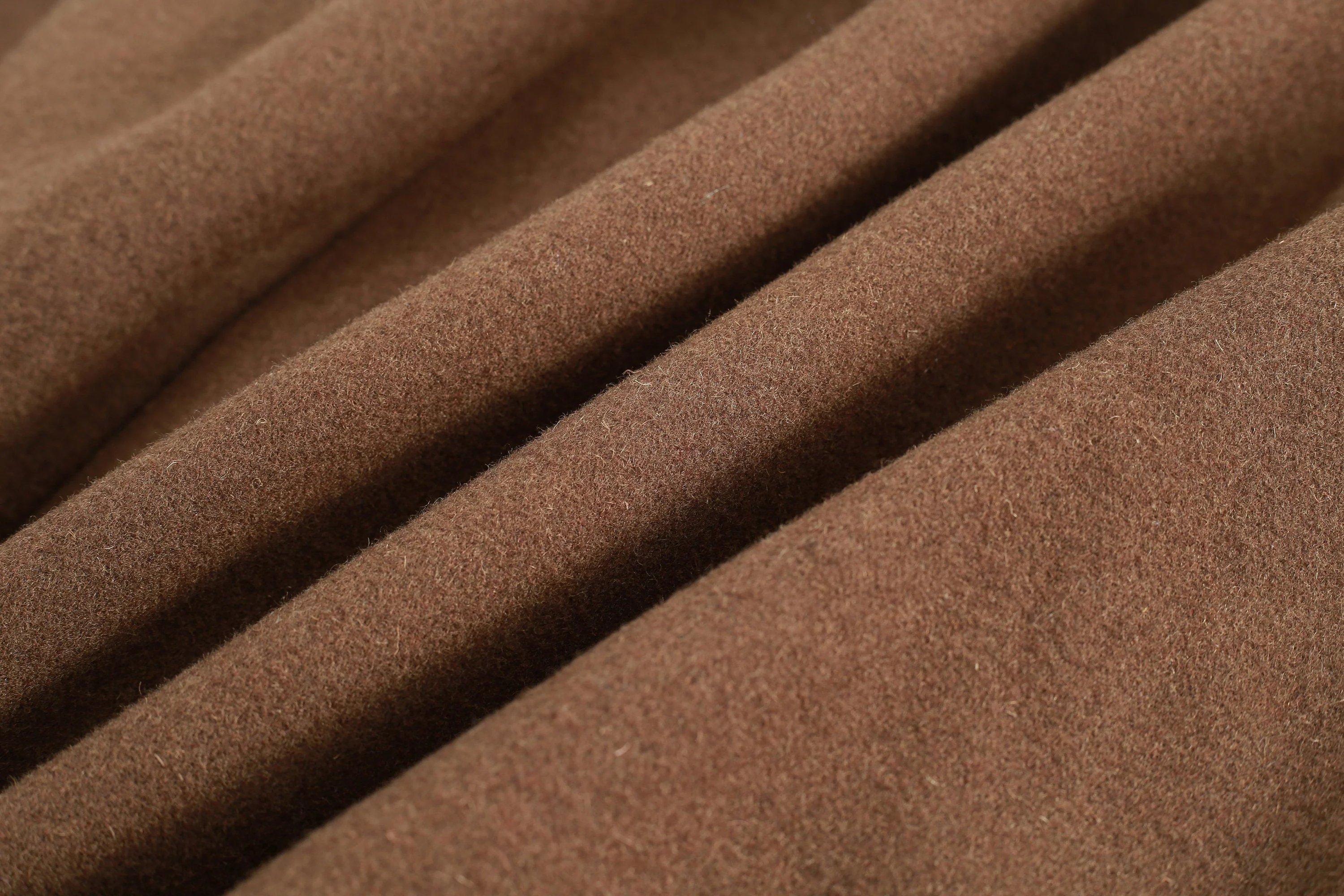 Naomi 33 | buttoned up wool skirt in brown - Image 7