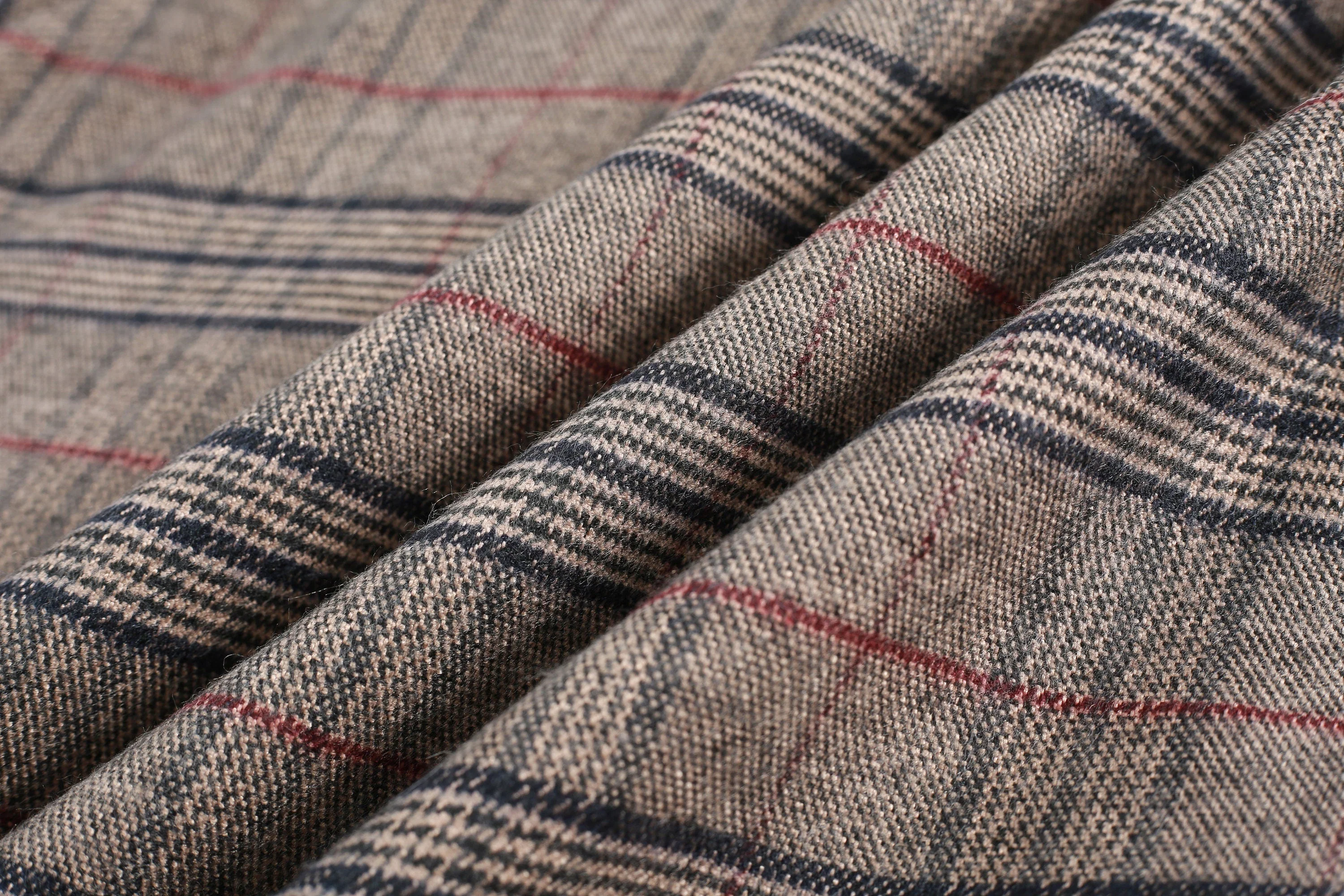 the Great Perhaps 2 | Tartan Wool Skirt in brown - Image 11