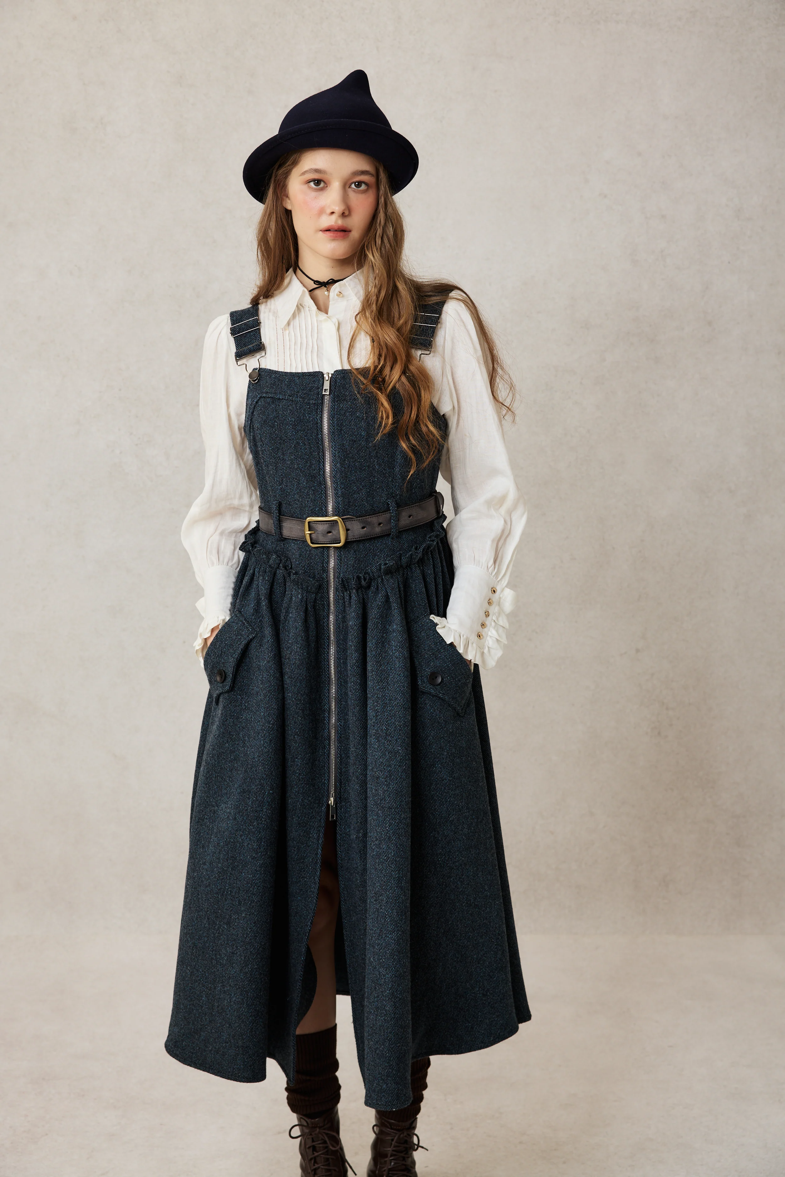 Tess 31 |100% Wool Halter Dress - Image 10