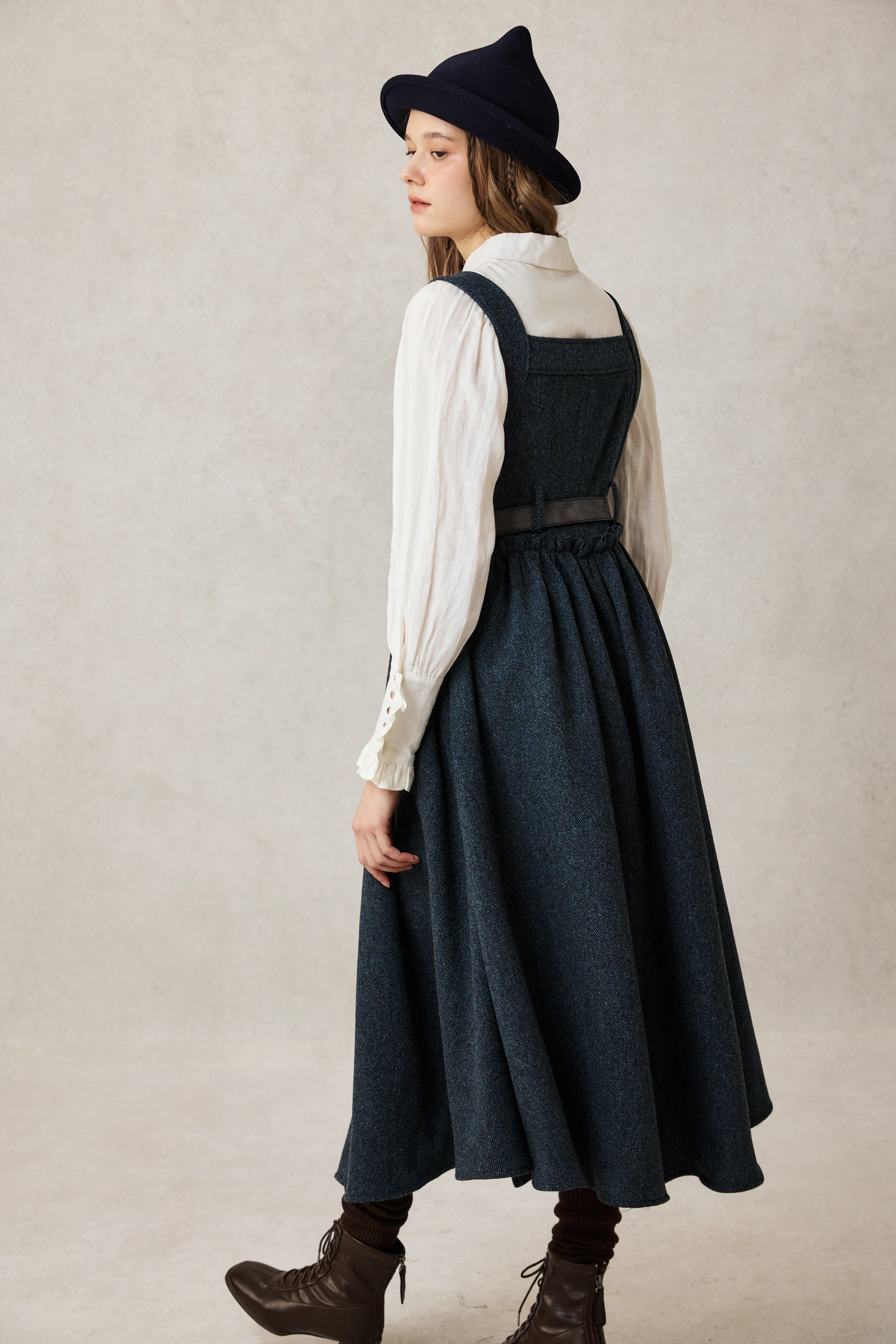 Tess 31 |100% Wool Halter Dress - Image 11