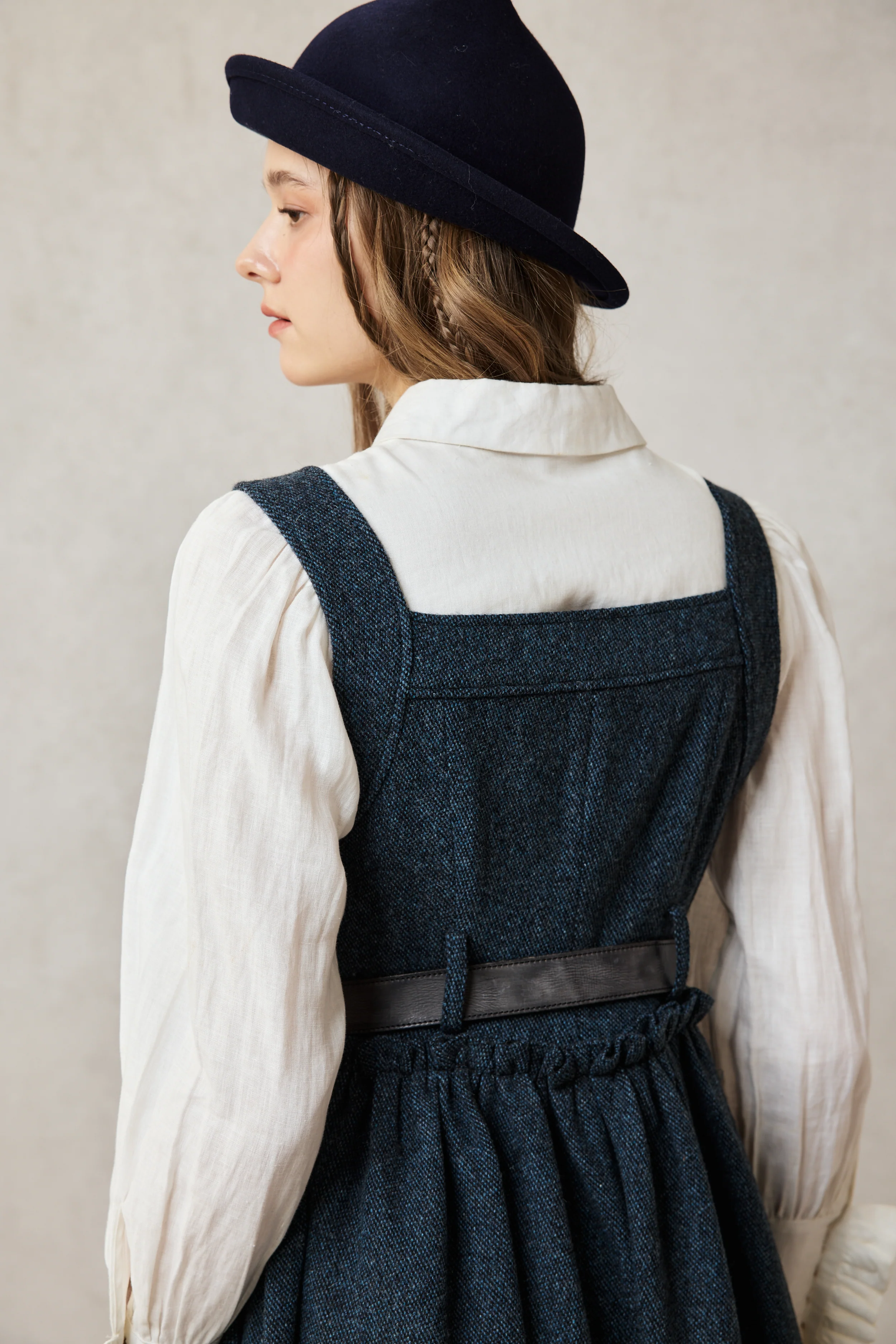 Tess 31 |100% Wool Halter Dress - Image 12