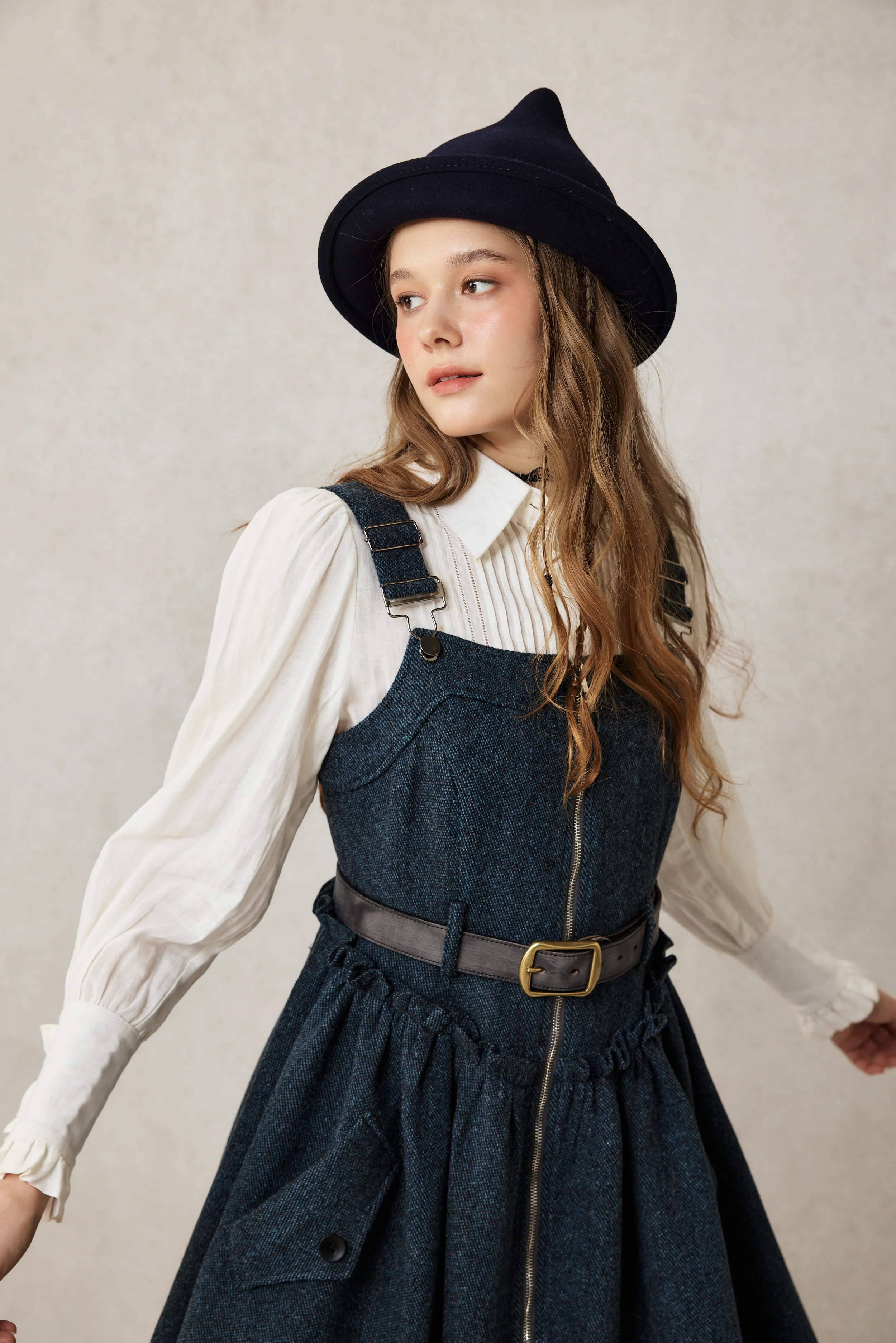Tess 31 |100% Wool Halter Dress - Image 3