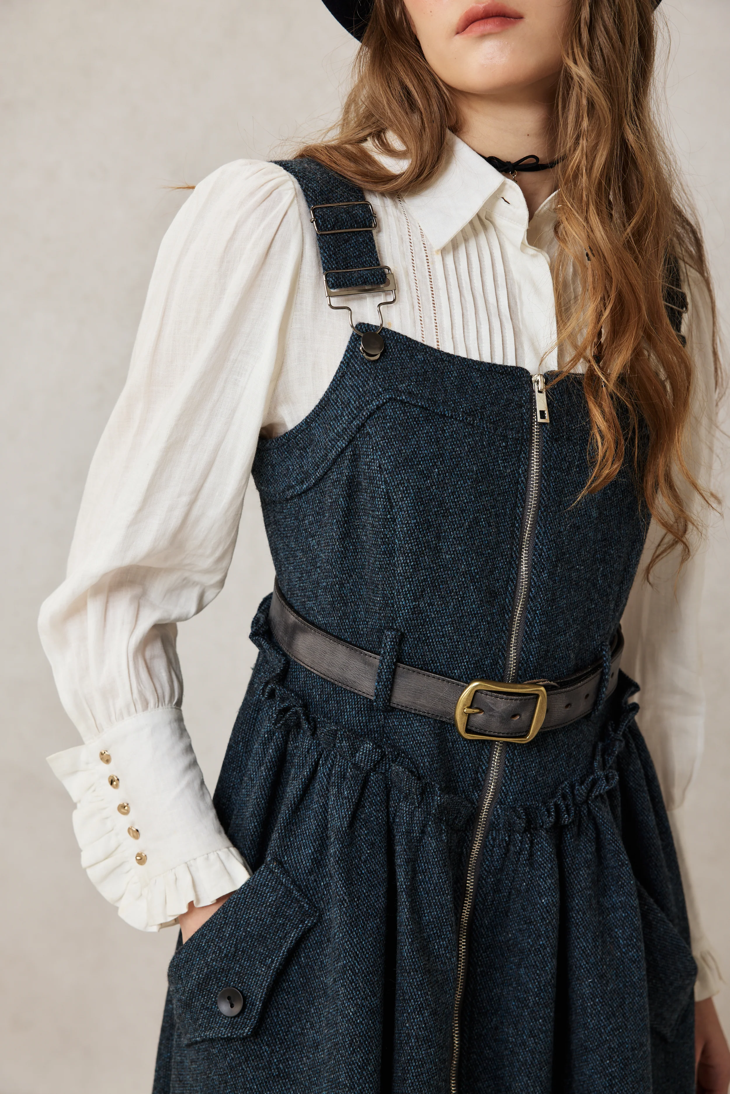 Tess 31 |100% Wool Halter Dress - Image 4