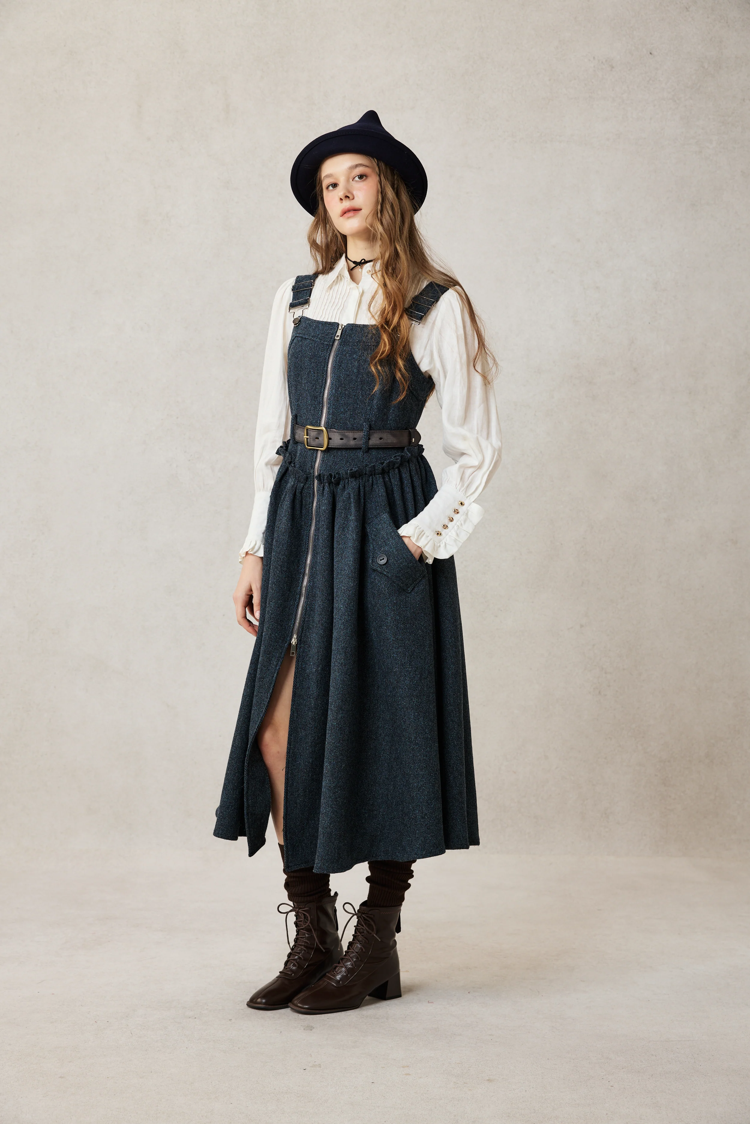 Tess 31 |100% Wool Halter Dress - Image 7