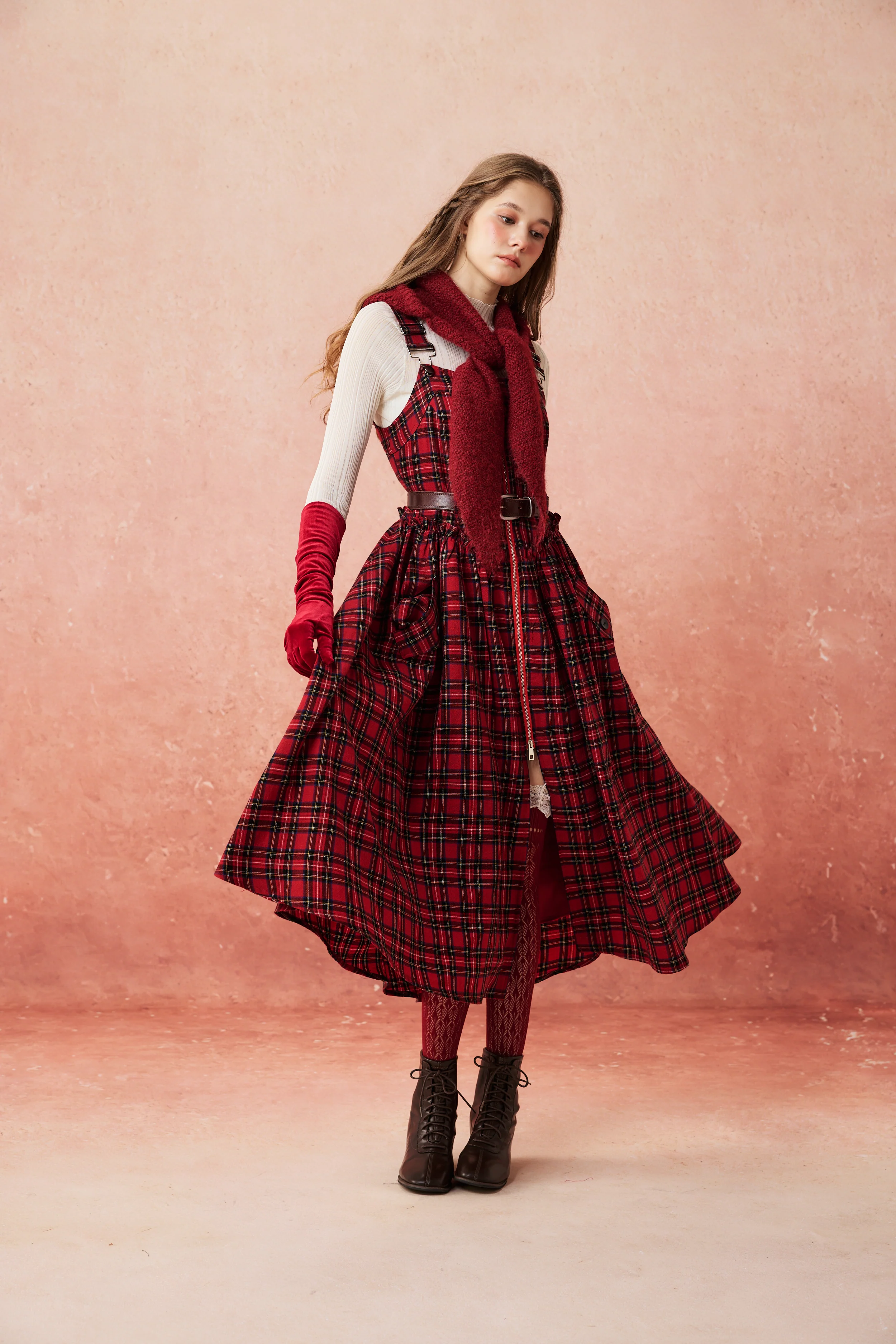 Tess 31 |100% Wool Halter Dress - Image 14