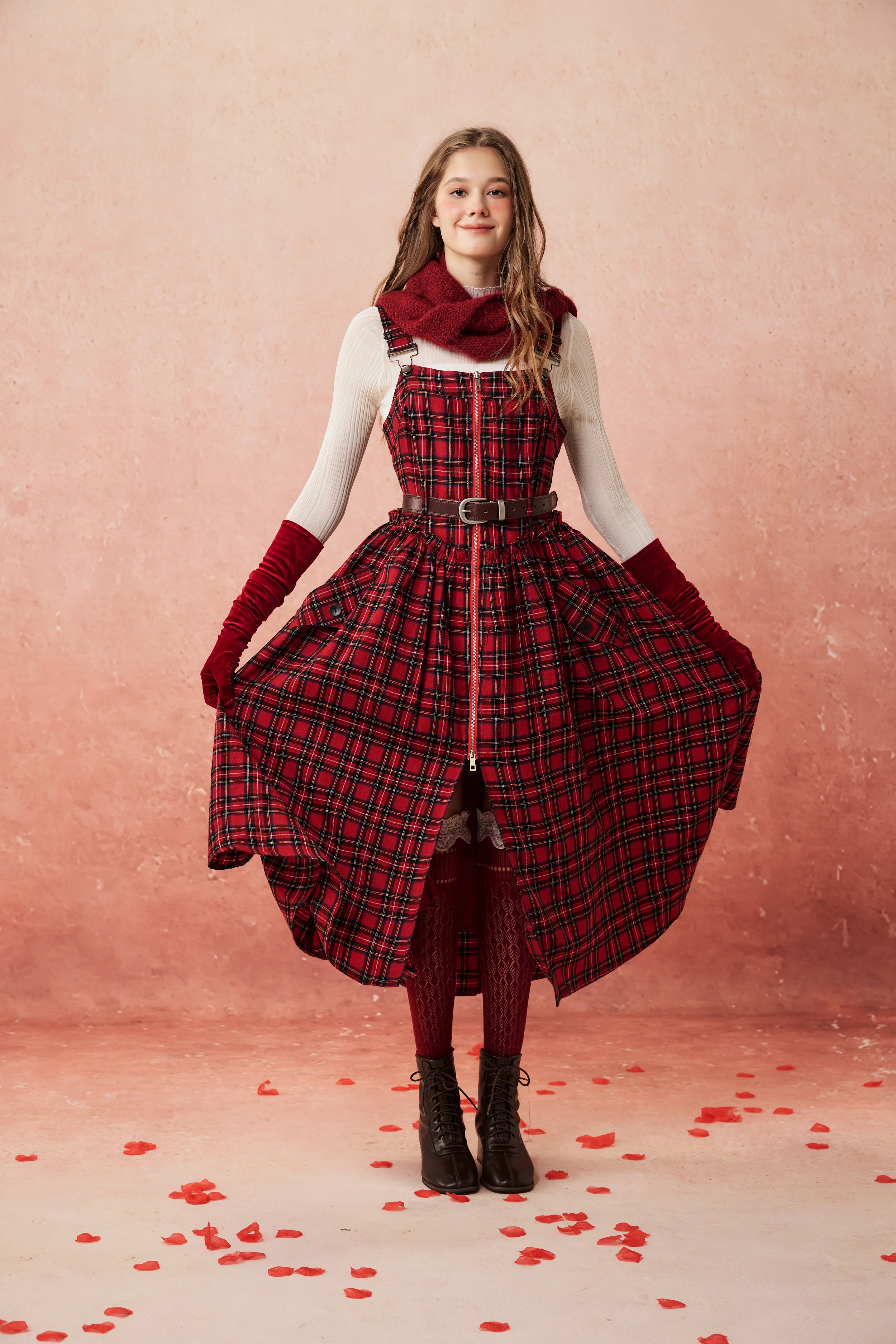 Tess 31 |100% Wool Halter Dress - Image 15