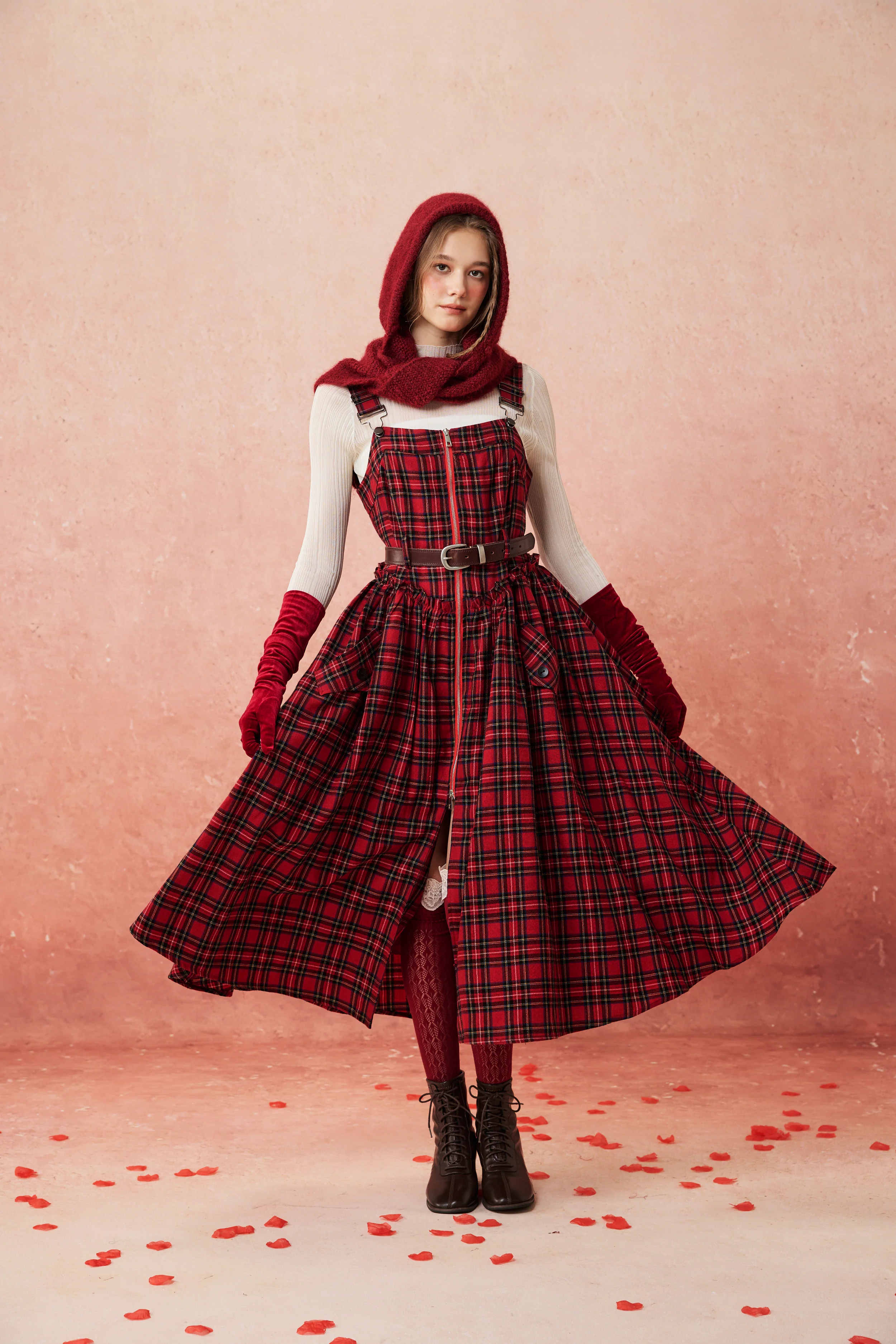 Tess 31 |100% Wool Halter Dress - Image 16