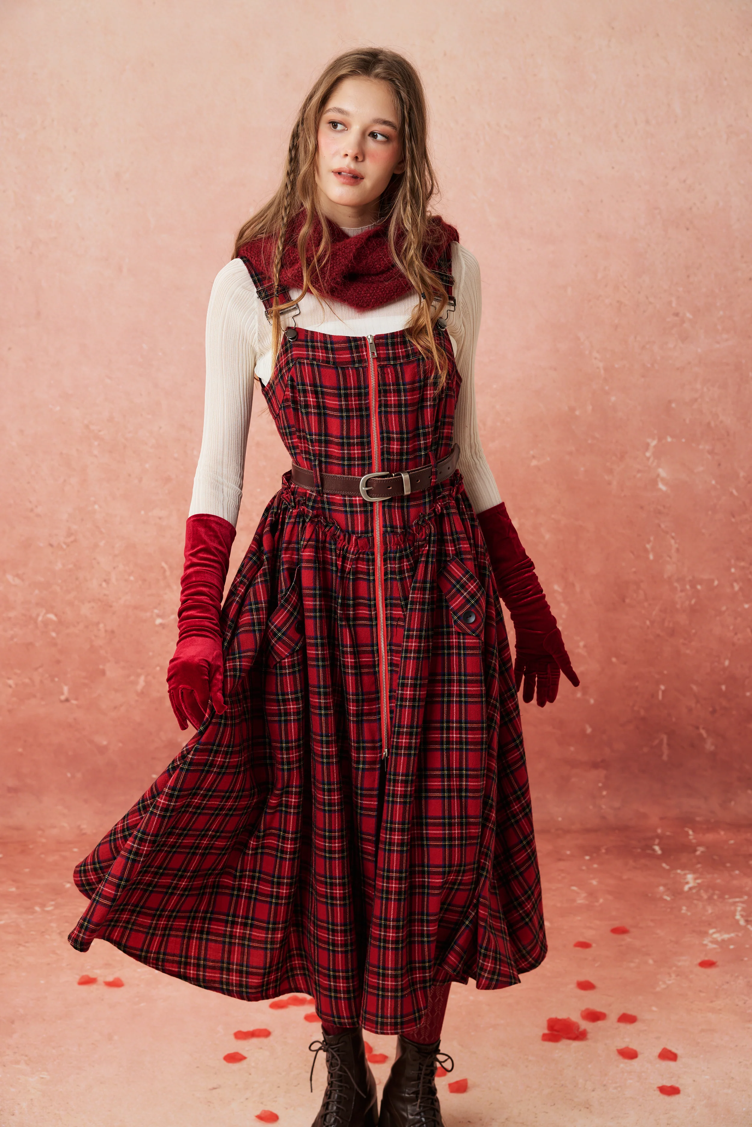 Tess 31 |100% Wool Halter Dress - Image 21