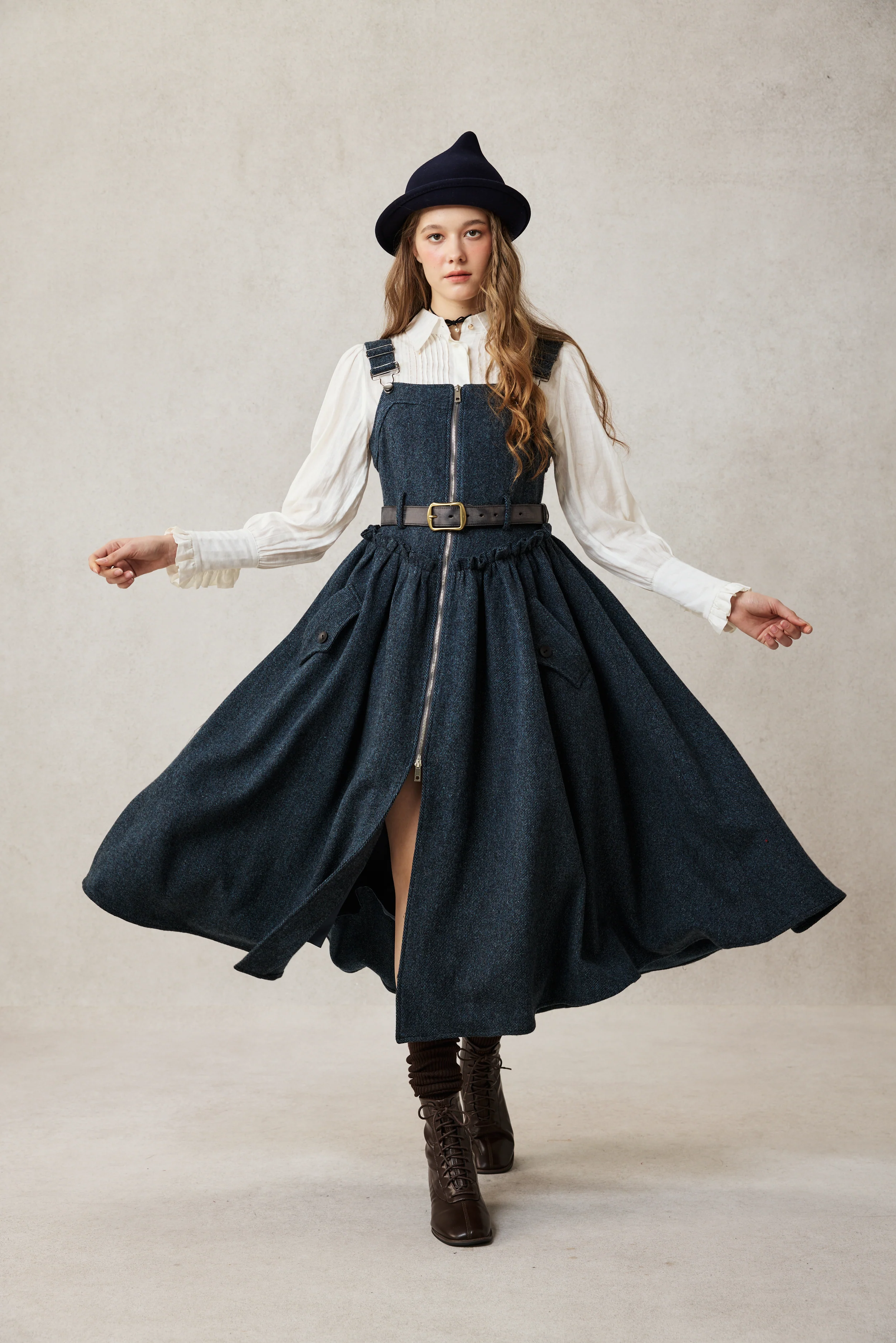Tess 31 |100% Wool Halter Dress - Image 22