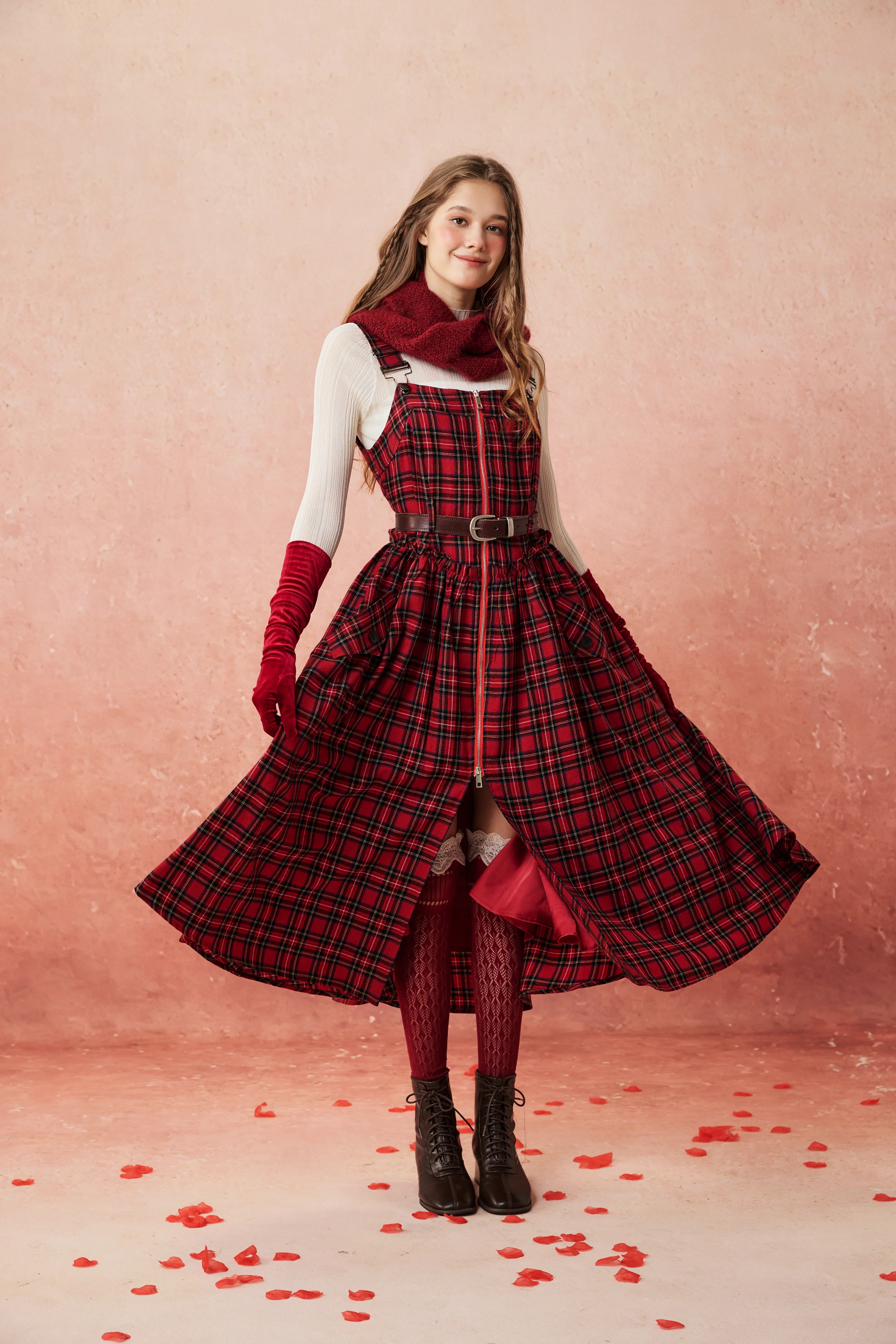 Tess 31 |100% Wool Halter Dress - Image 4