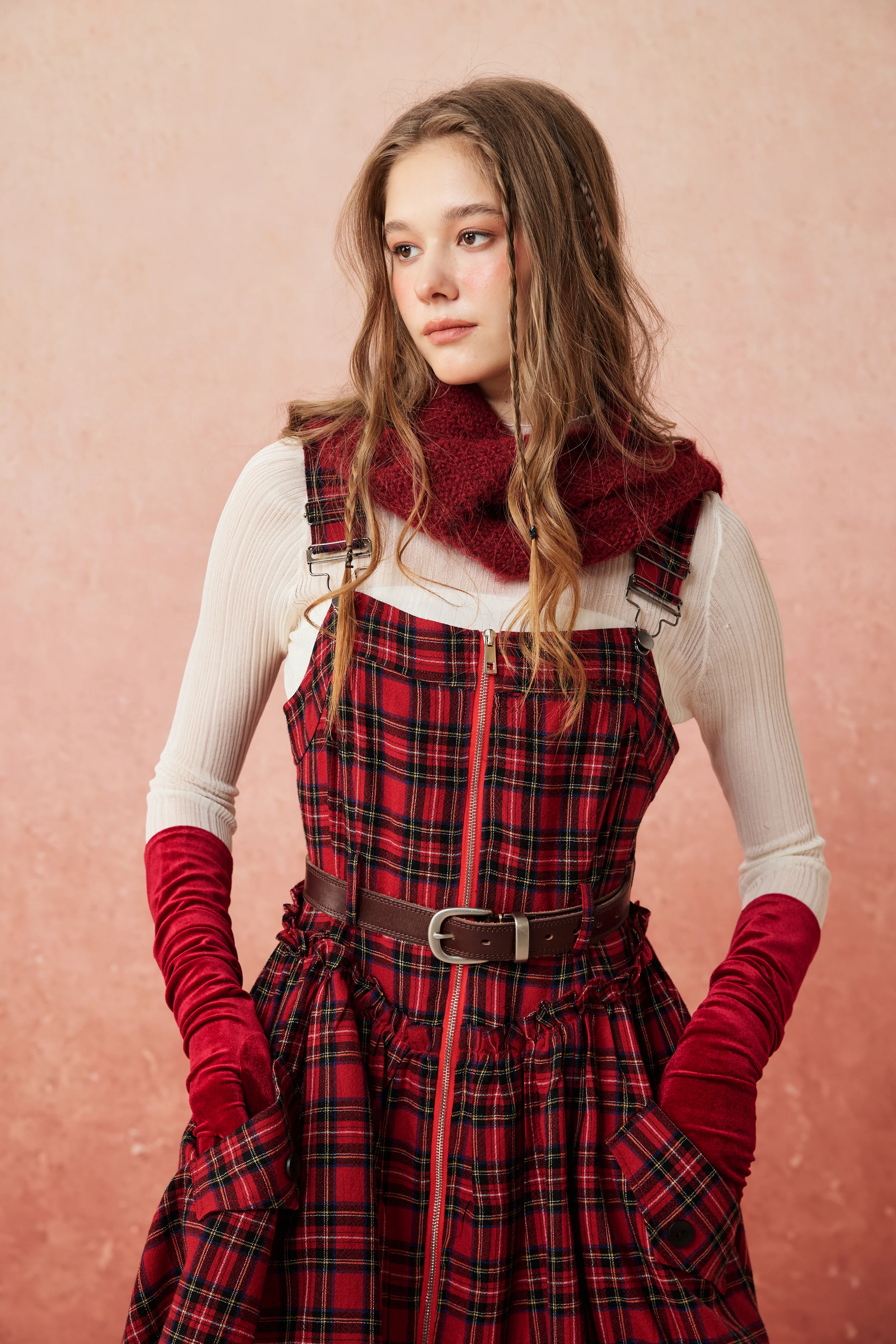 Tess 31 |100% Wool Halter Dress - Image 6