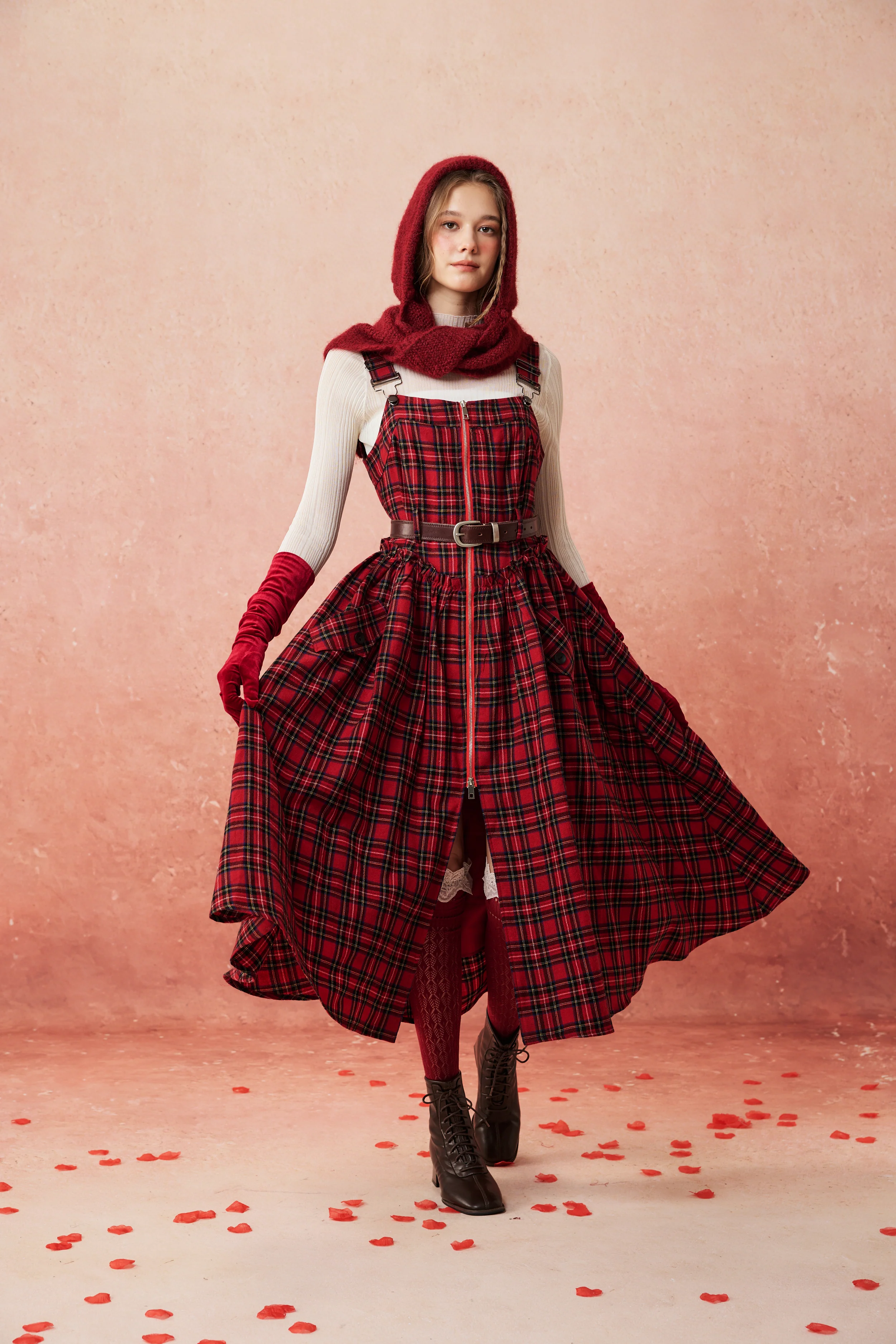 Tess 31 |100% Wool Halter Dress - Image 9