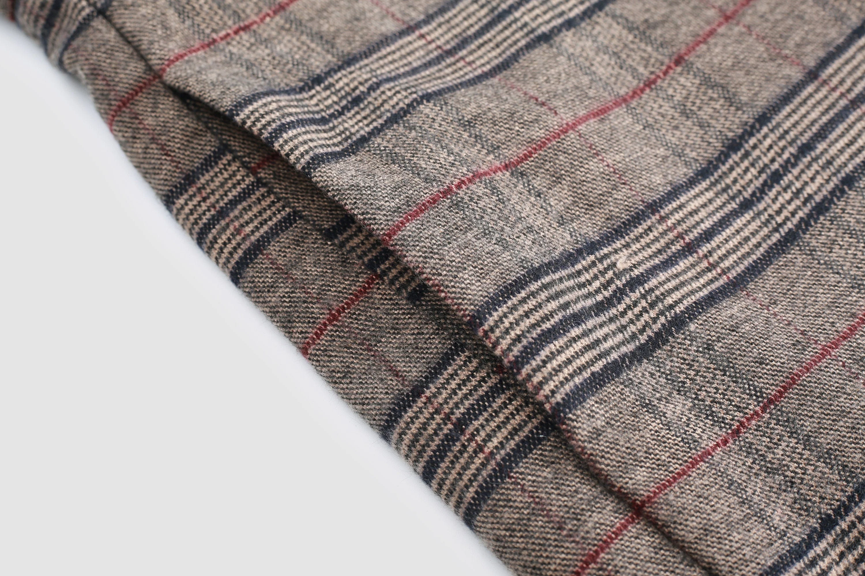 the Great Perhaps 2 | Tartan Wool Skirt in brown - Image 5