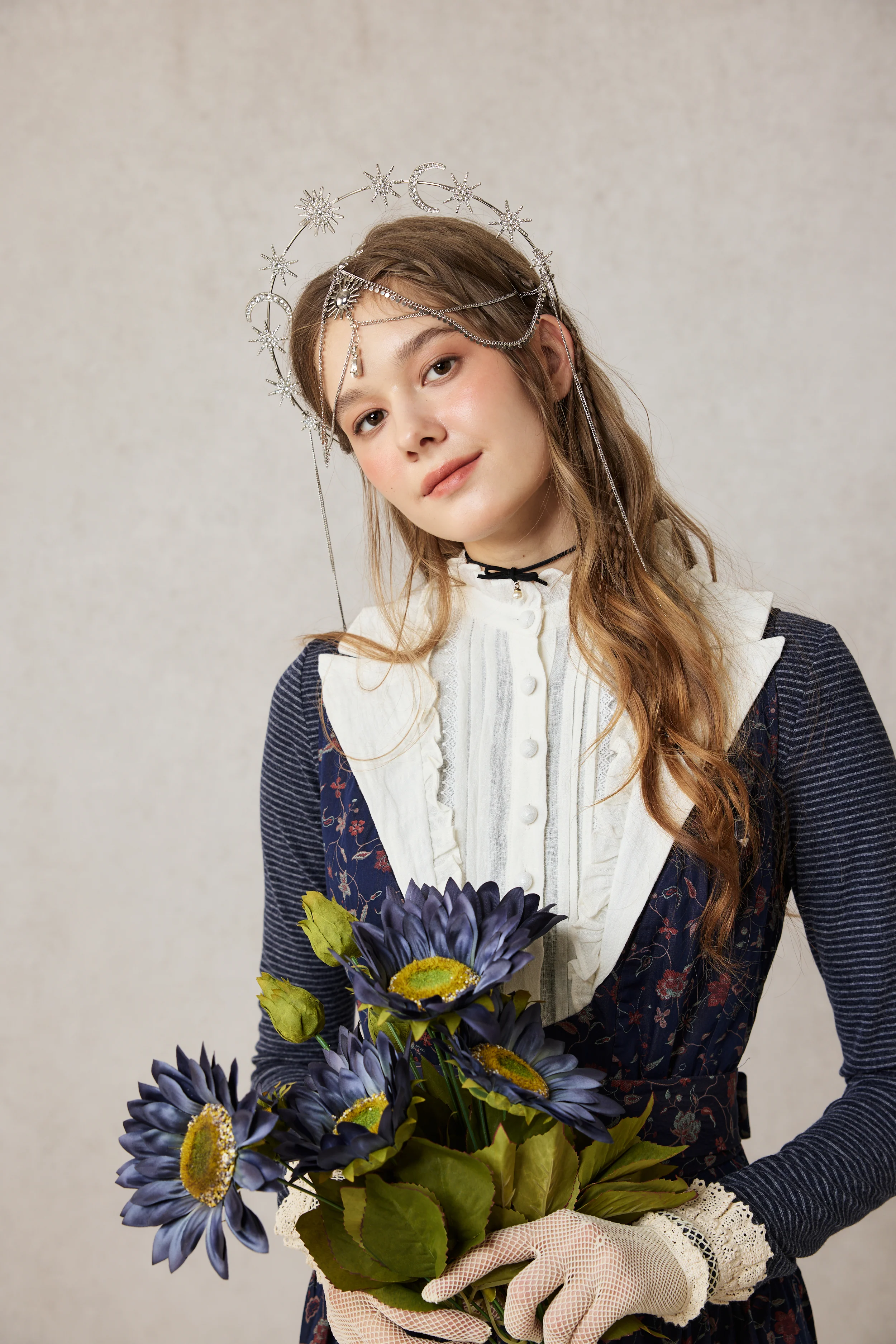 Úrsula 24 | Vintage linen Tiered Dress - Image 19