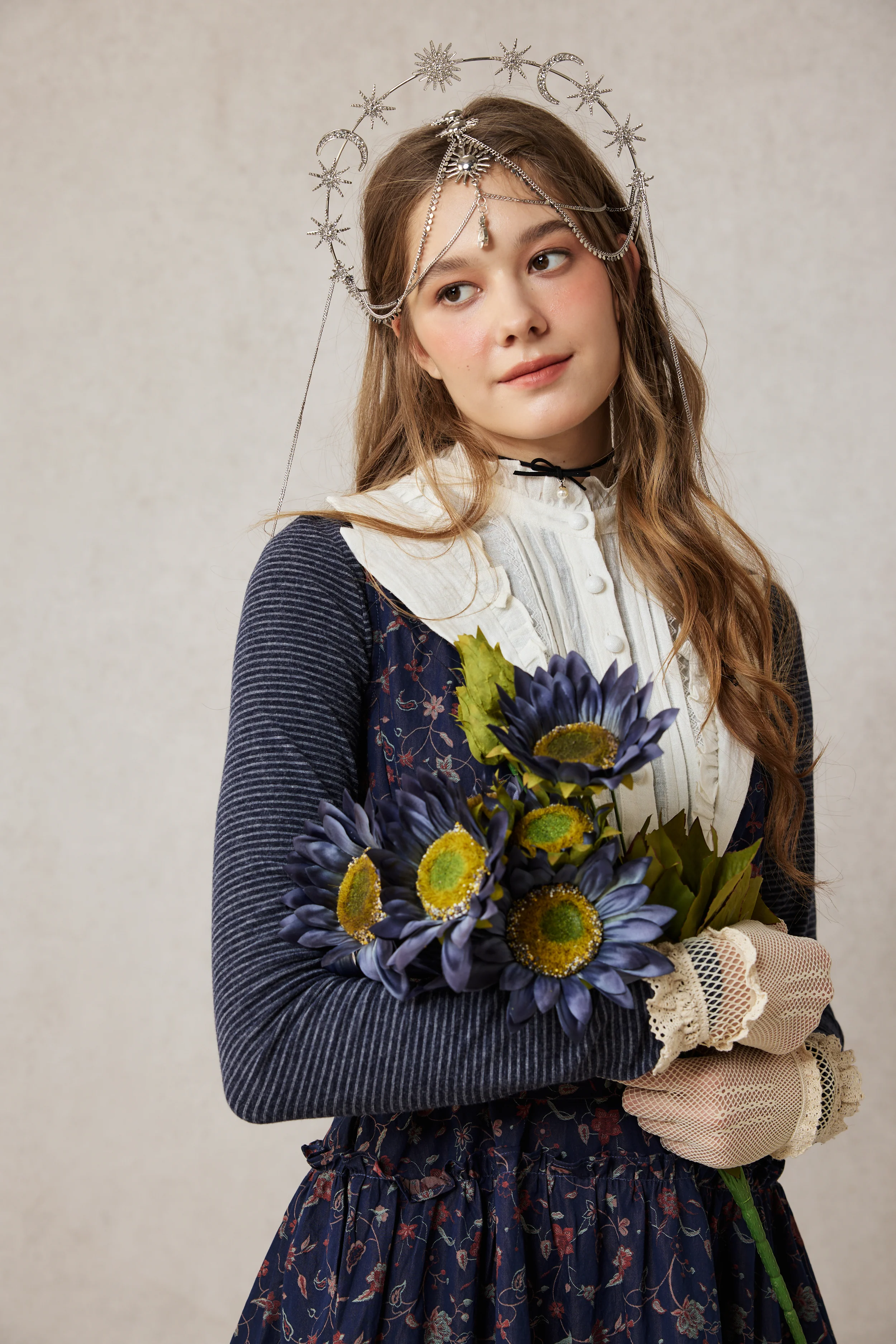 Úrsula 24 | Vintage linen Tiered Dress - Image 20
