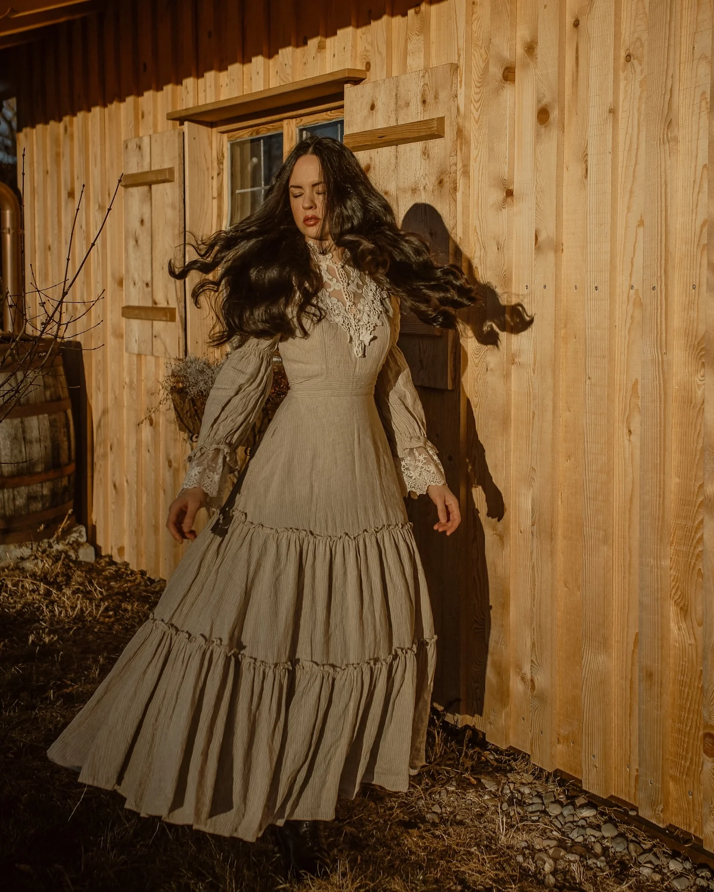 Leona 21 | Lace Maxi Linen Dress - Image 18