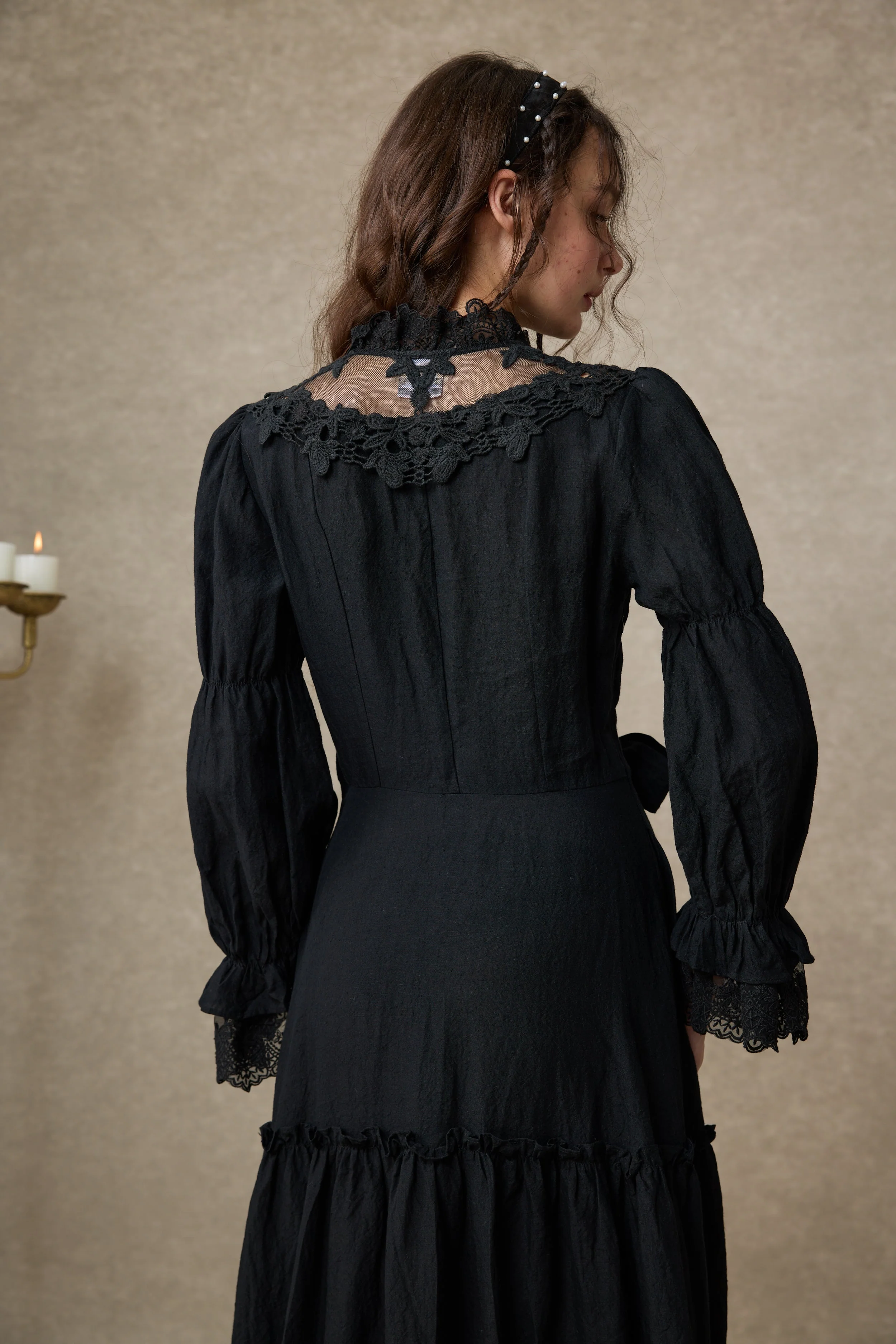 Leona 21 | Lace Maxi Linen Dress - Image 20