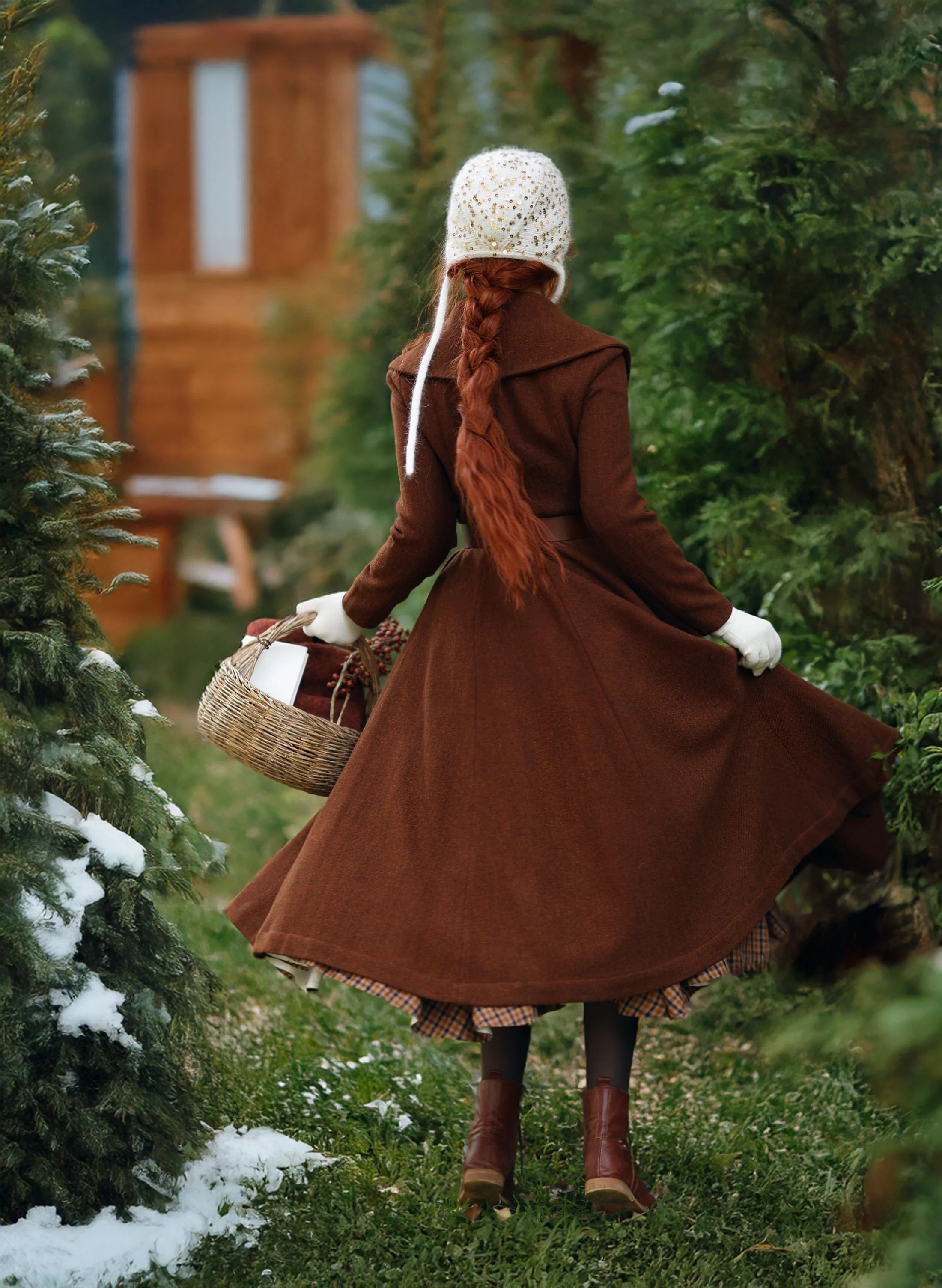 Gemma 17 | 100% wool victorian coat - Image 24