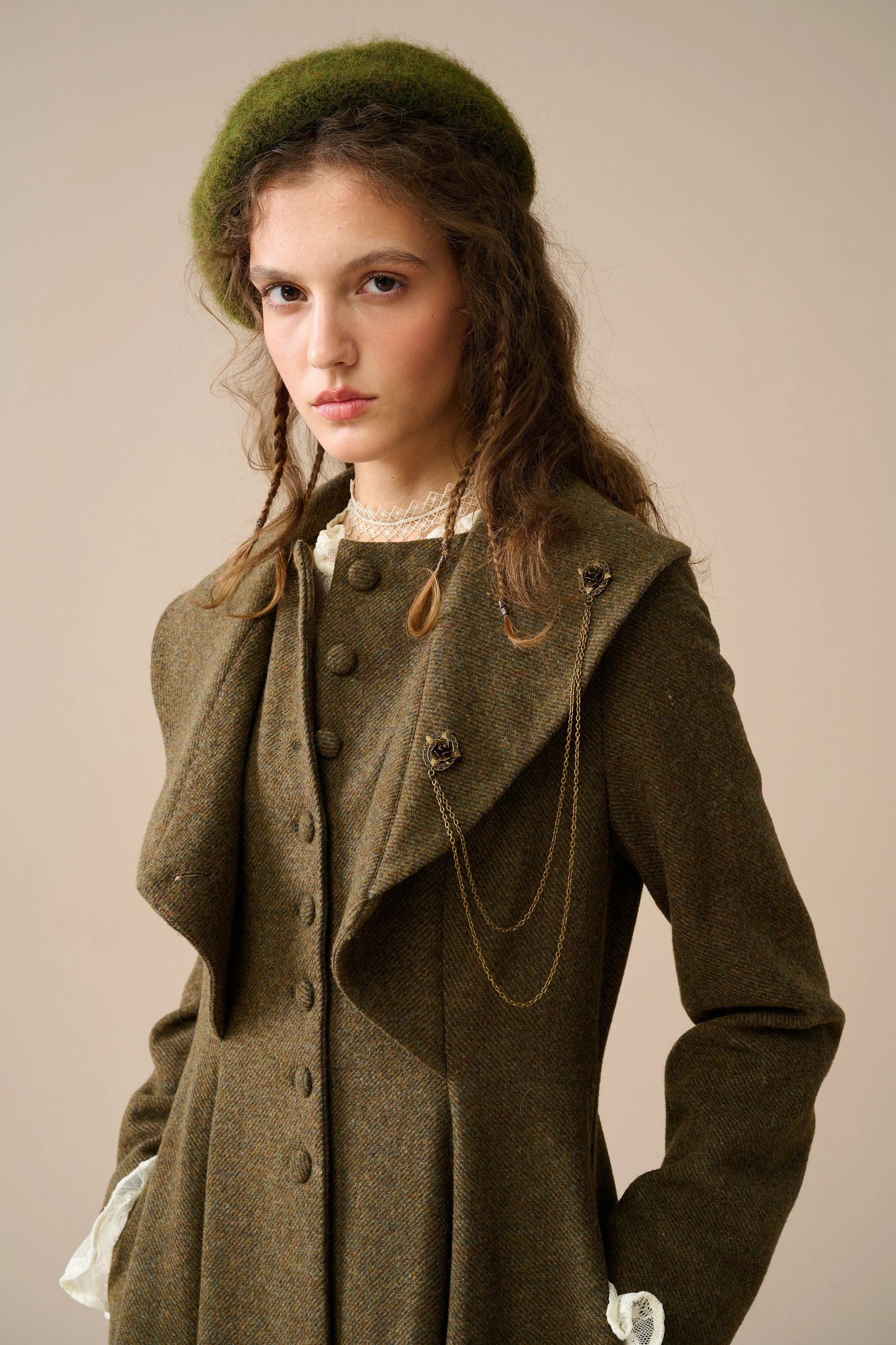 Gemma 17 | 100% wool victorian coat - Image 7