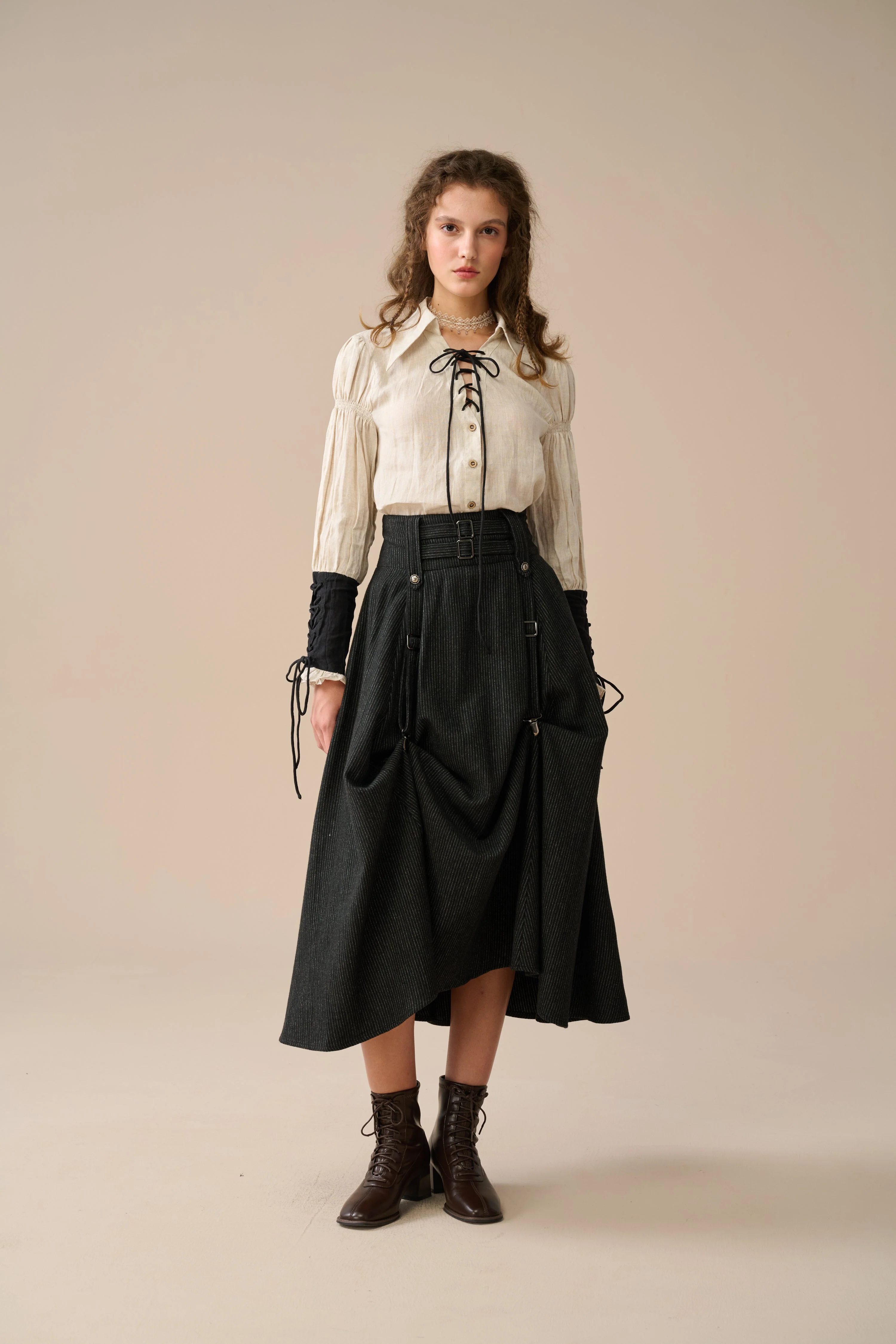 Cynthia 16 | Adjustable wool skirt - Image 11