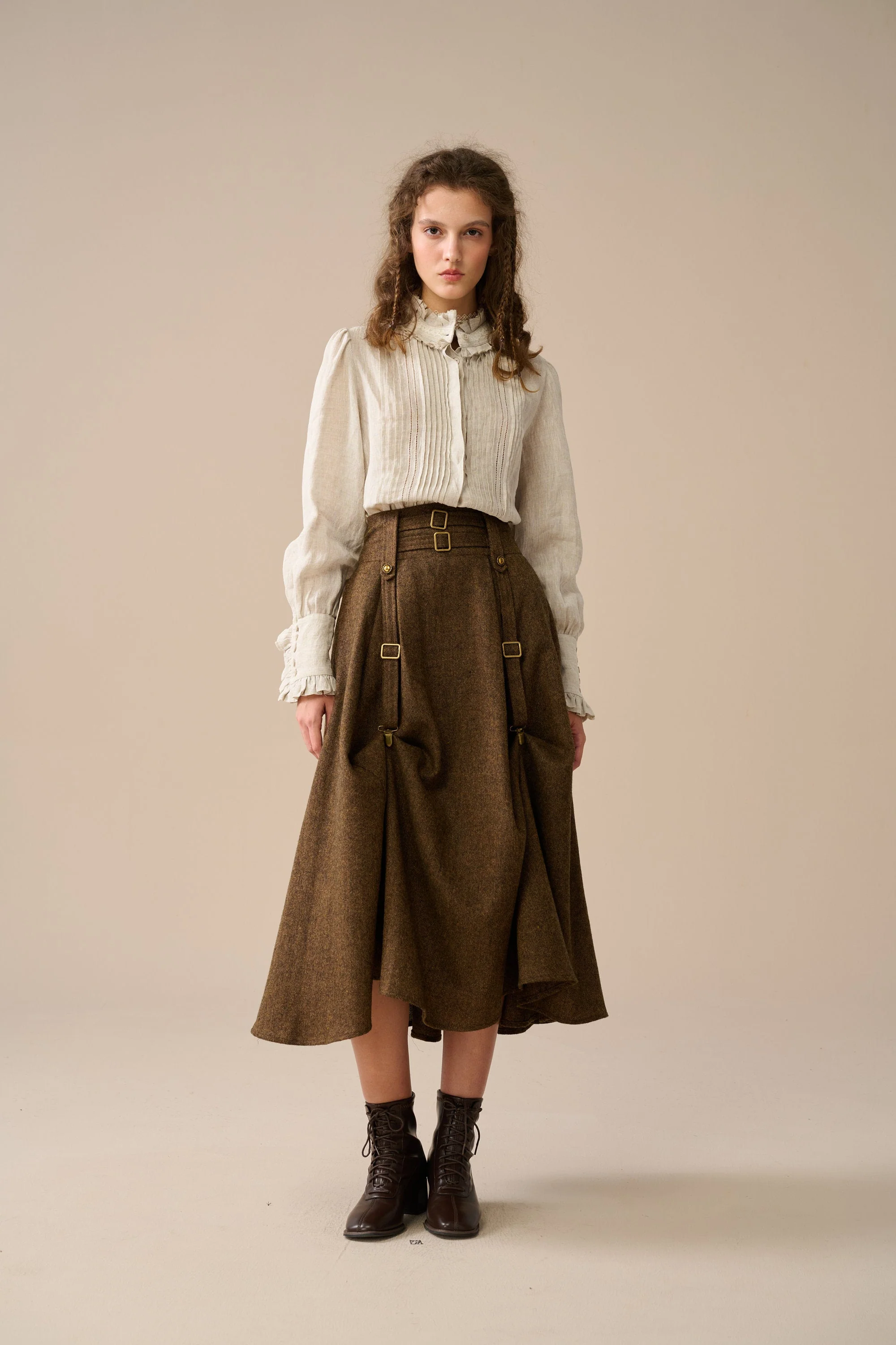Cynthia 16 | Adjustable wool skirt - Image 10