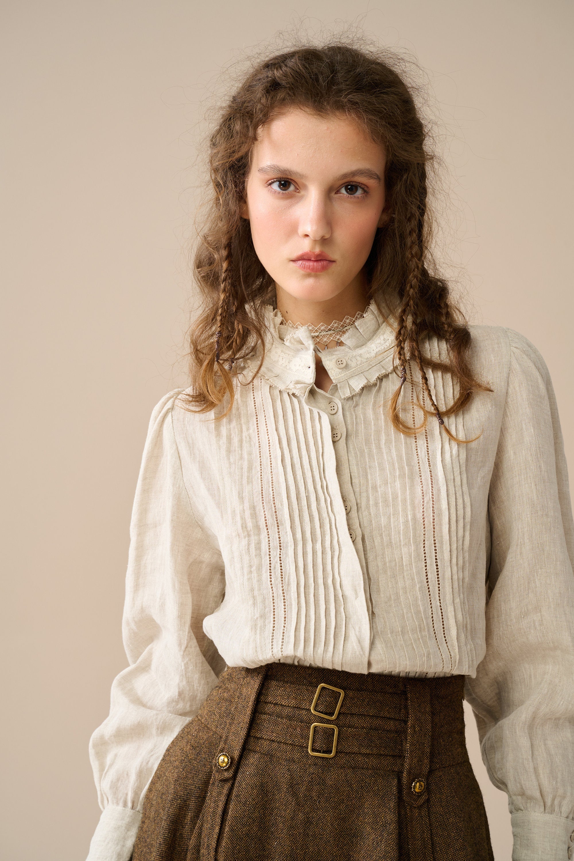 Cynthia 16 | Adjustable wool skirt - Image 4
