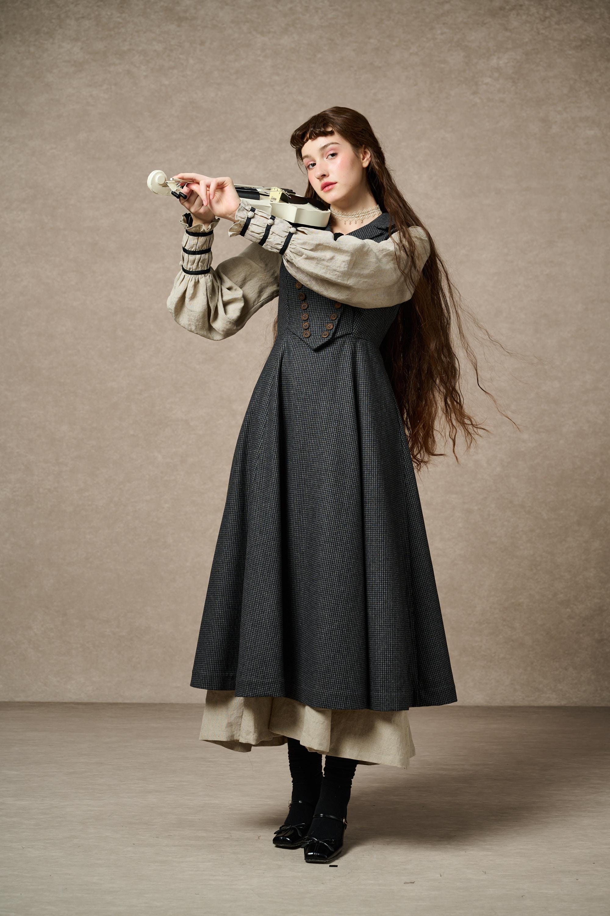 Helen 17| Vintage wool dress - Image 12
