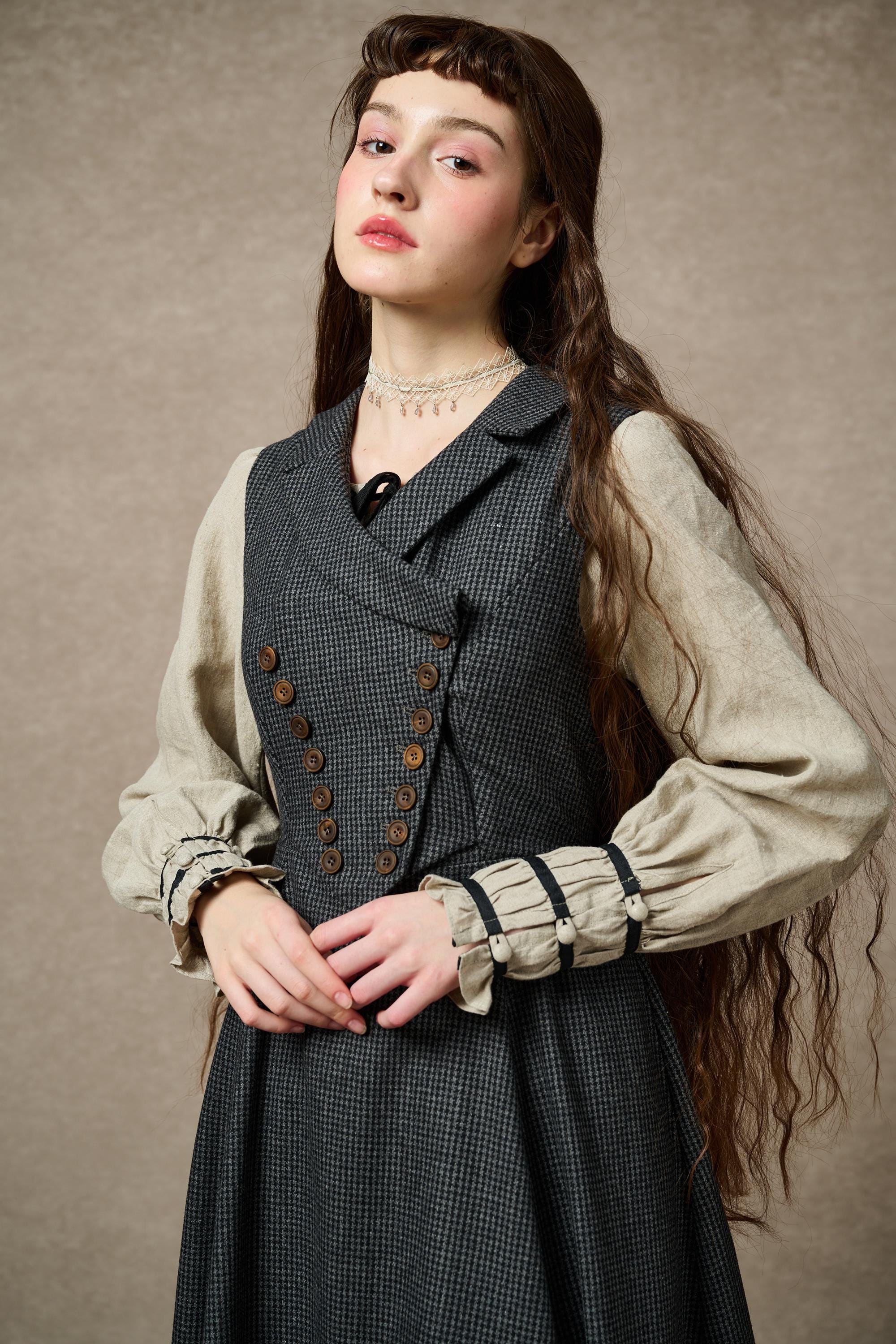 Helen 17| Vintage wool dress - Image 14