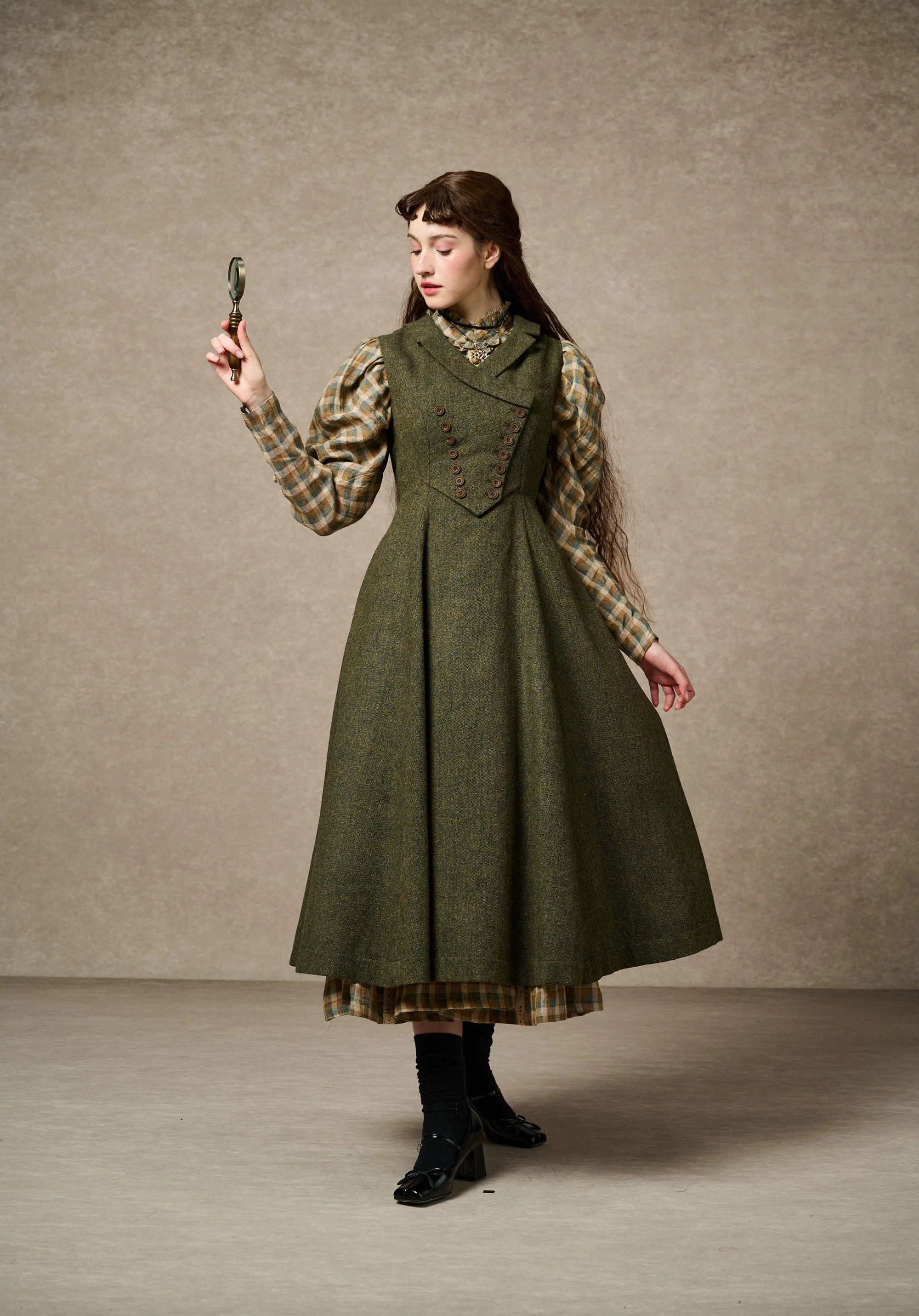 Helen 17| Vintage wool dress - Image 16
