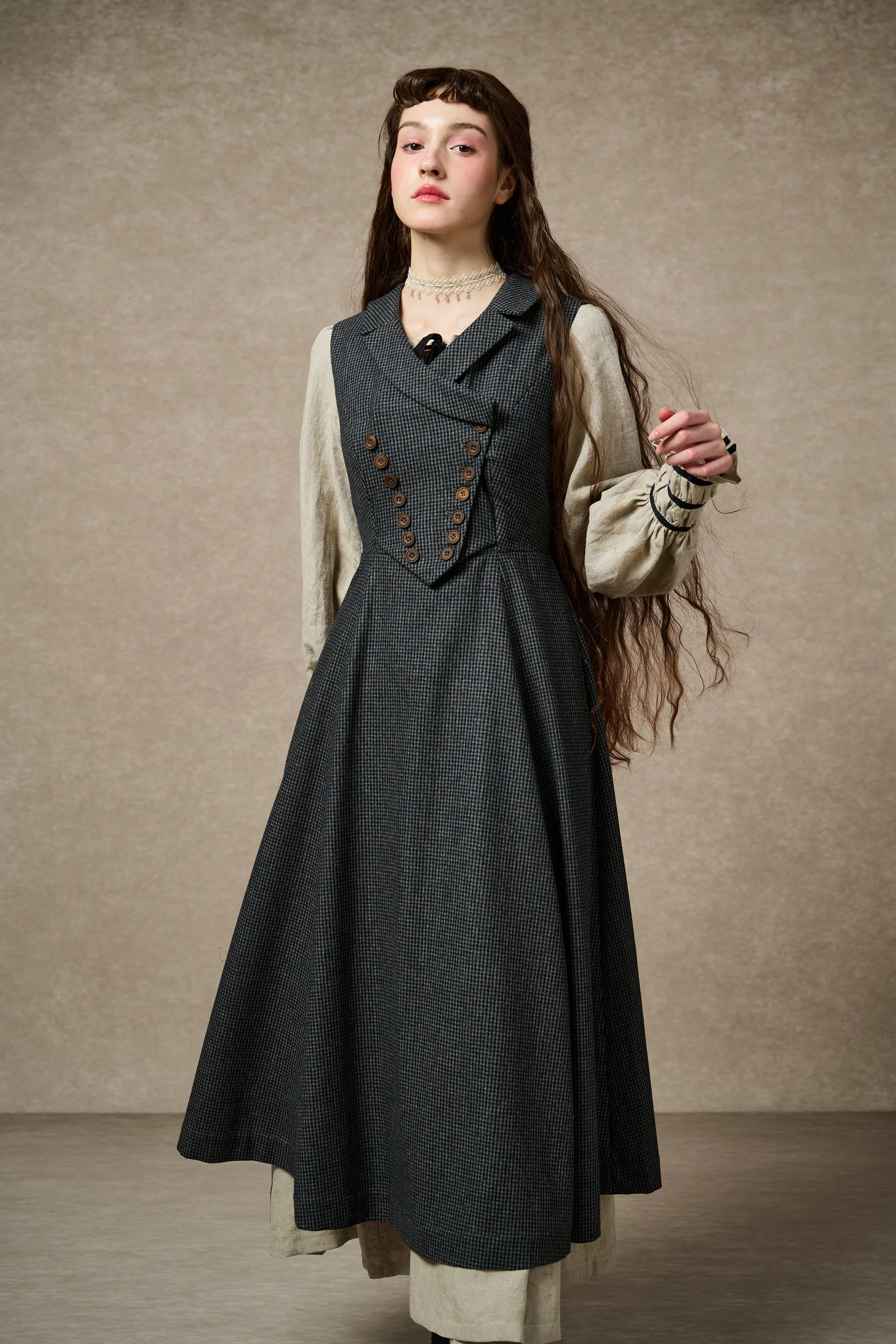 Helen 17| Vintage wool dress - Image 19