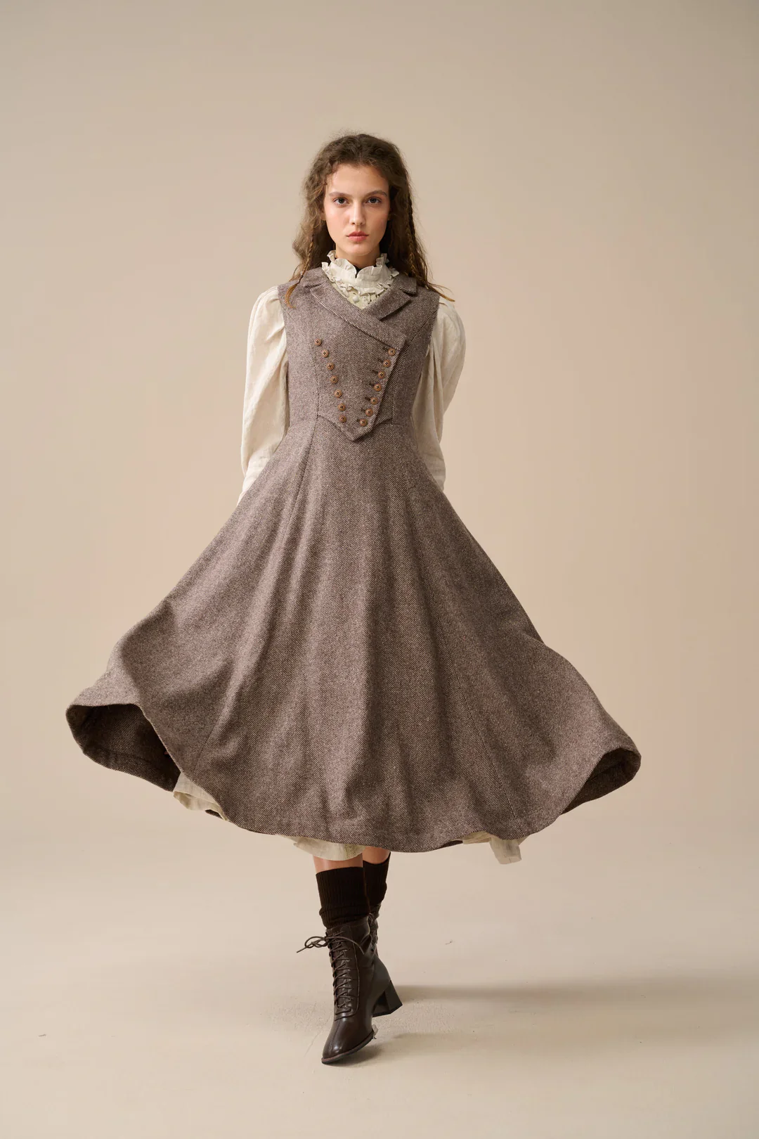 Helen 17| Vintage wool dress - Image 26