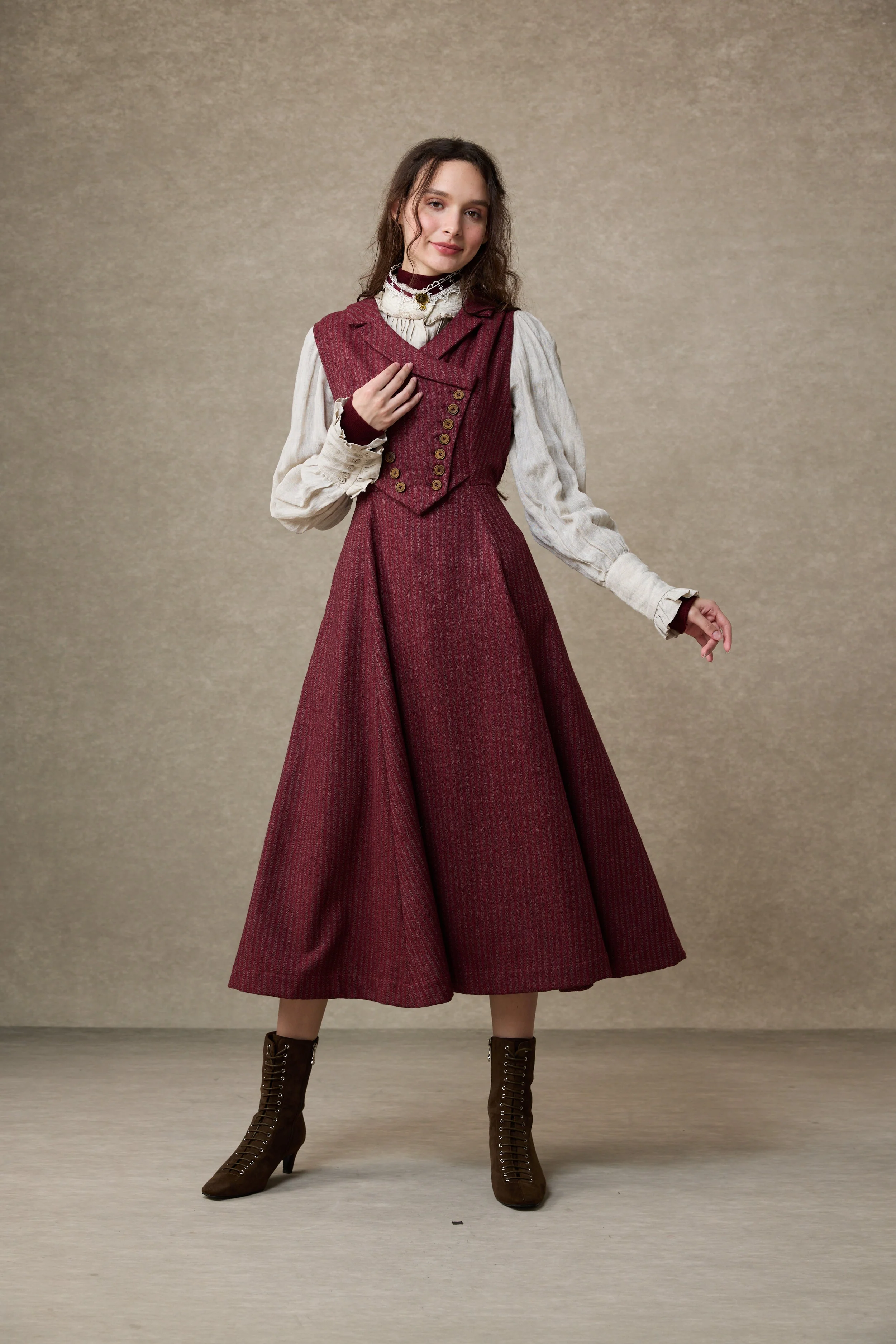Helen 17| Vintage wool dress - Image 31