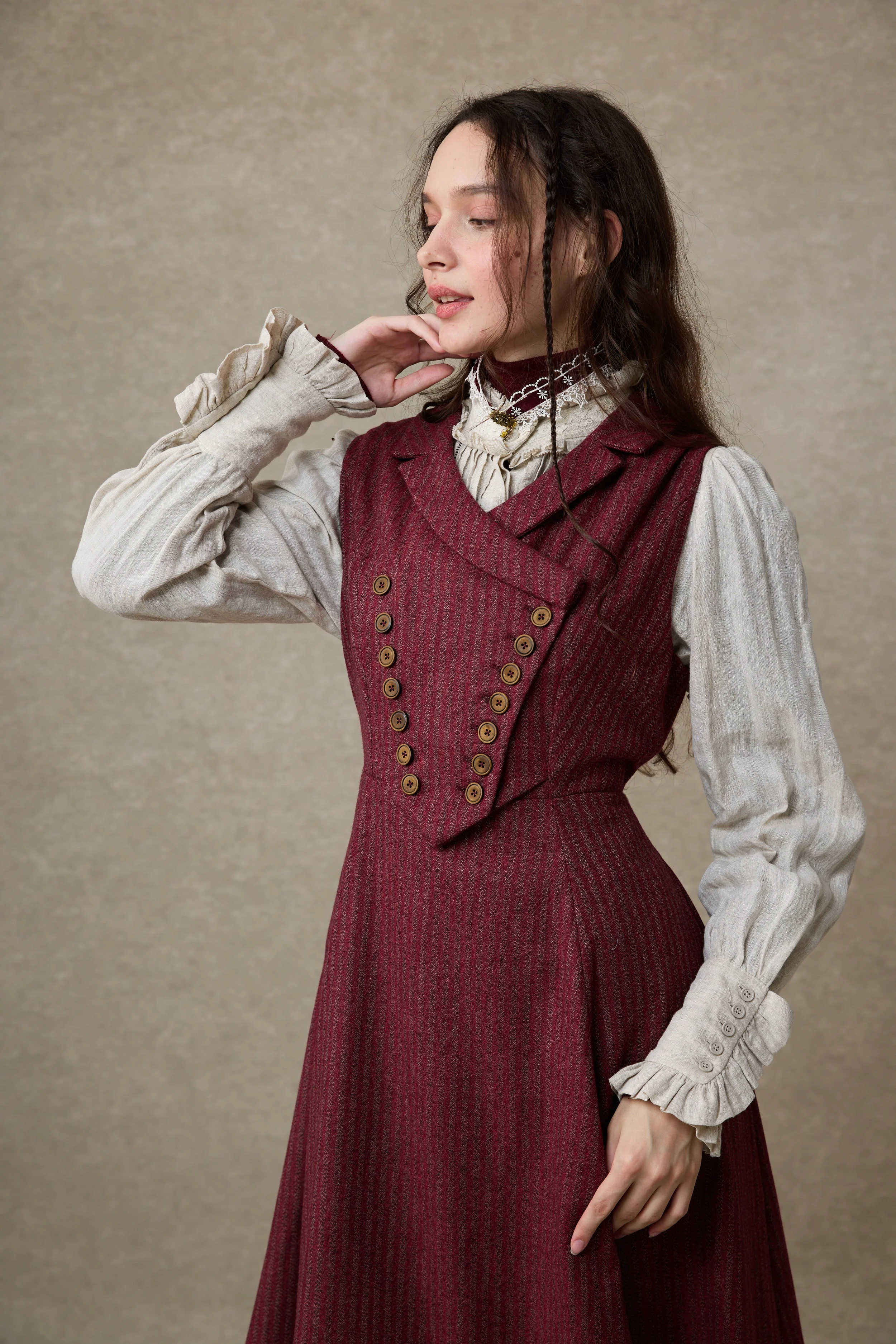 Helen 17| Vintage wool dress - Image 30